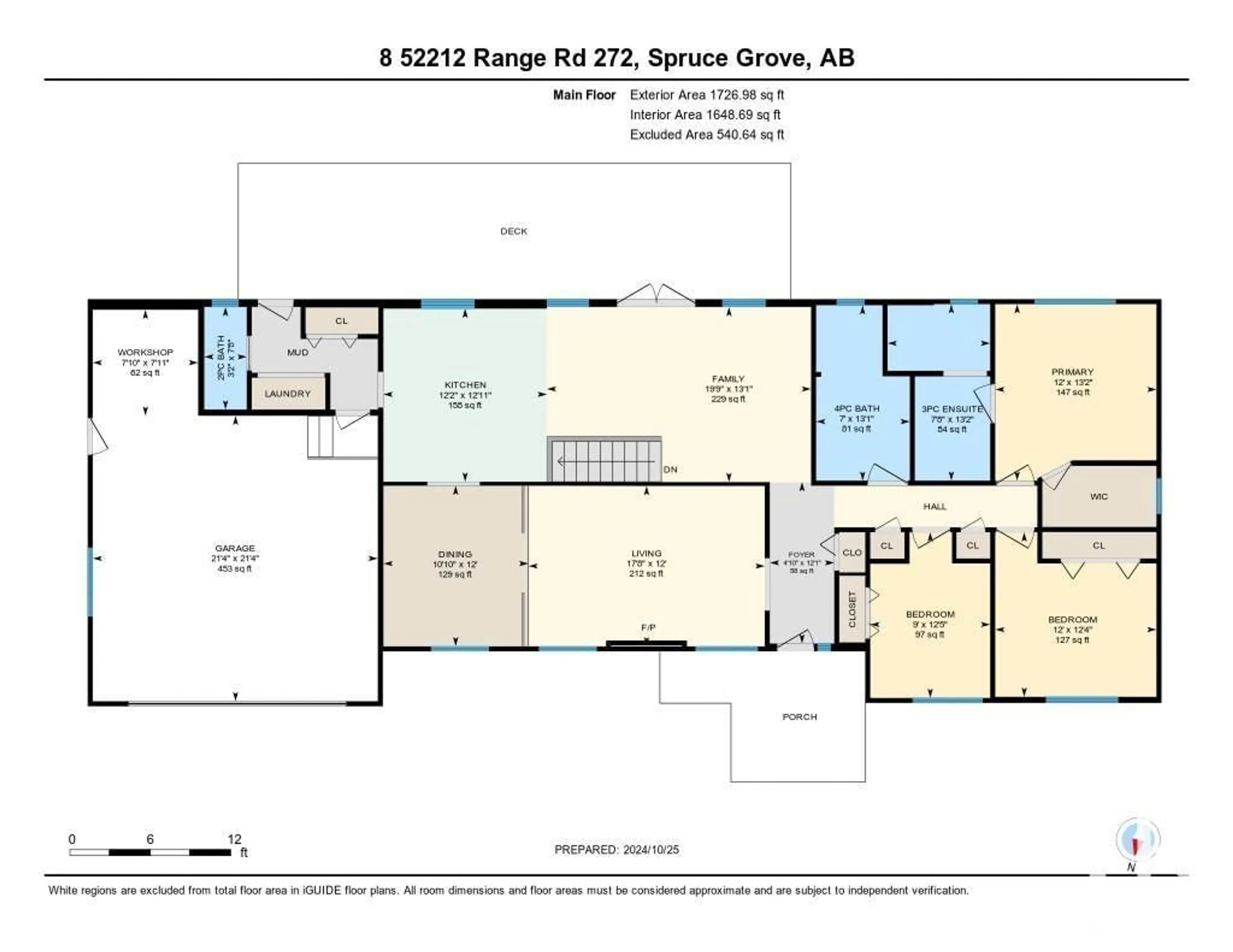 Floor plan for #8 52212 RGE ROAD 272, Rural Parkland County Alberta T7X3R6