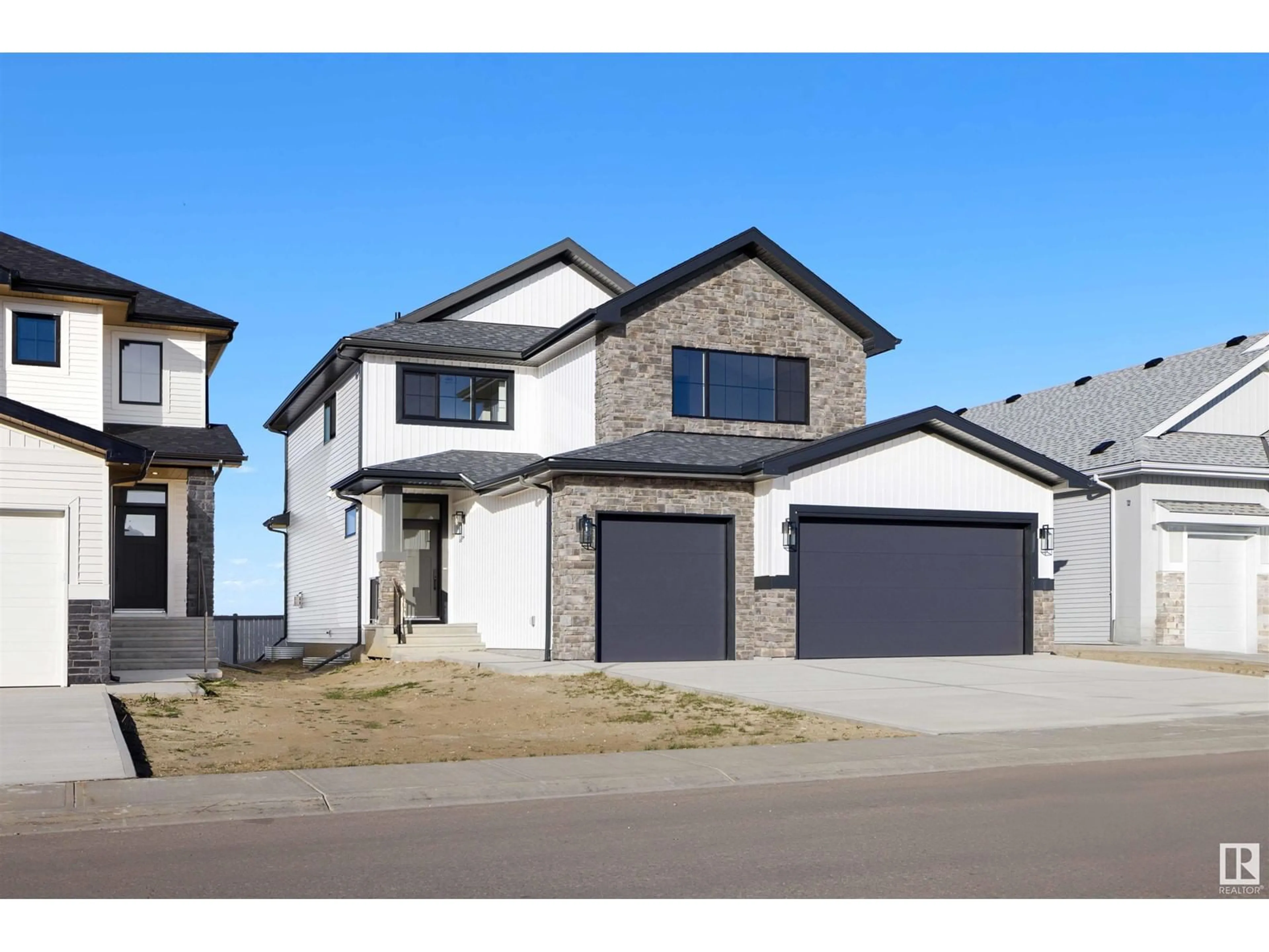 Frontside or backside of a home, the street view for 37 DARBY CR, Spruce Grove Alberta T7X0W9