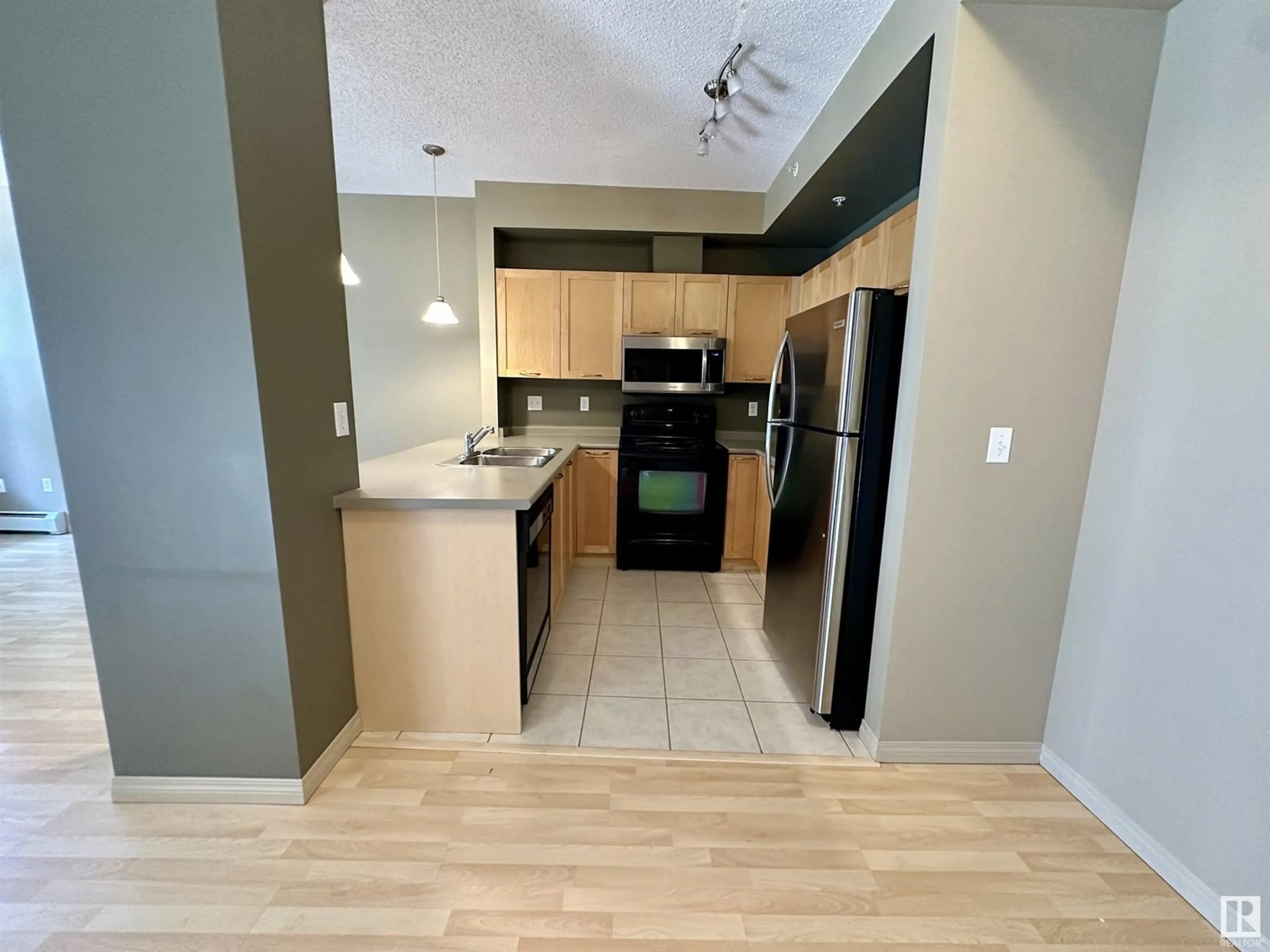 Standard kitchen, not visible floor, cottage for #1-212 4245 139 AV NW, Edmonton Alberta T5Y3E8