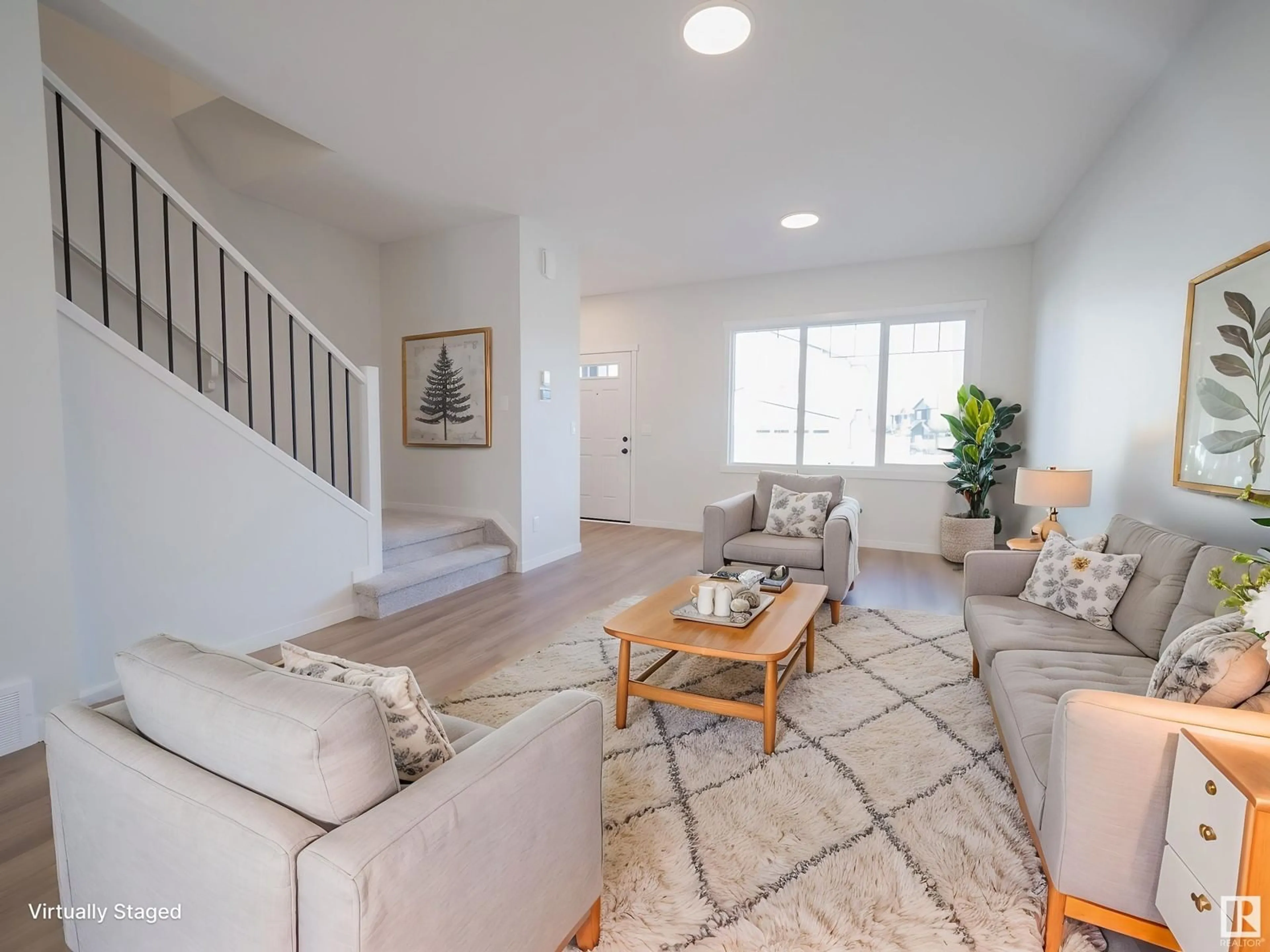 Living room, wood floors for 9324 229 ST NW, Edmonton Alberta T5T4W8