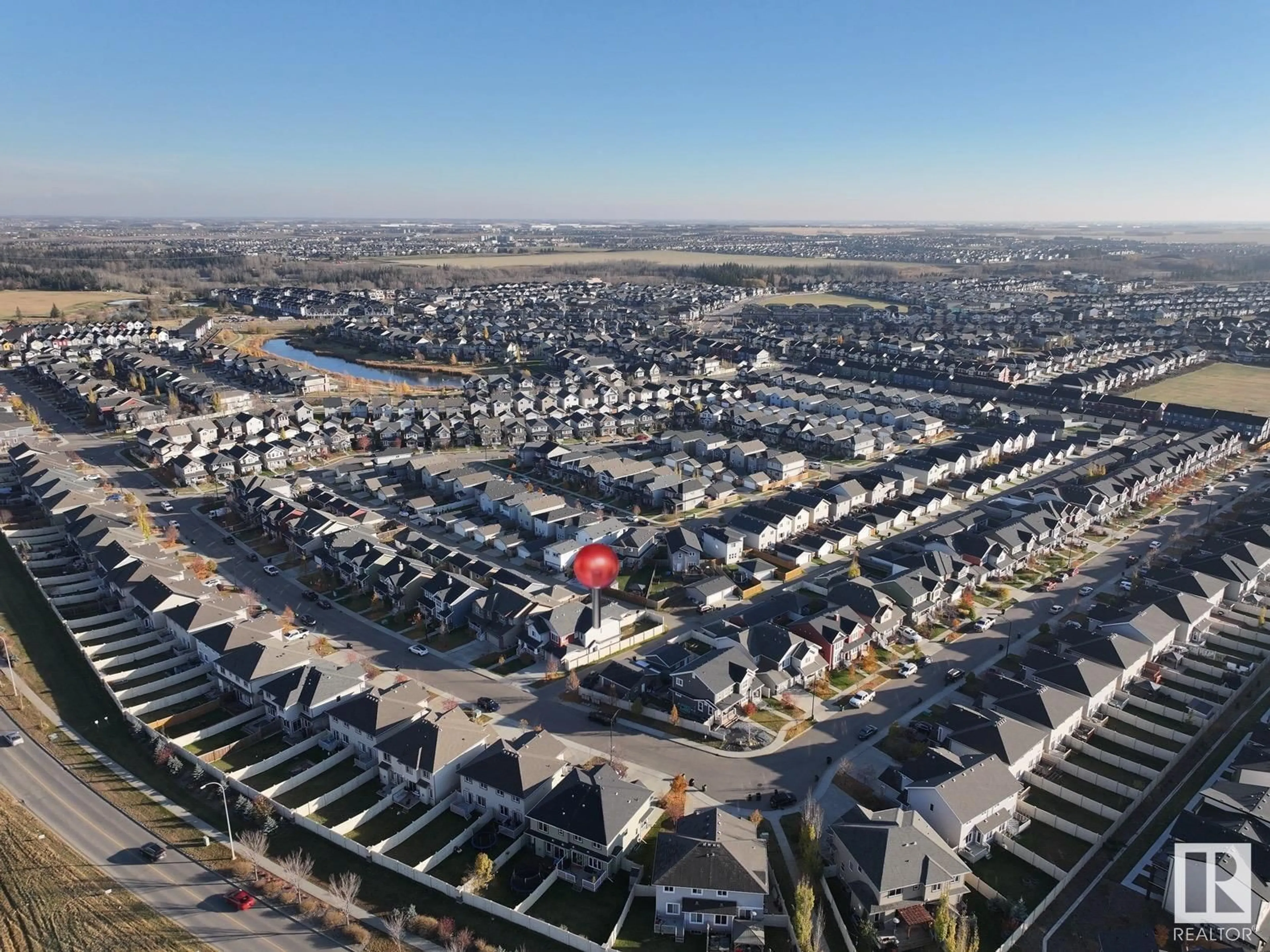 A pic from exterior of the house or condo, the view of city buildings for 16113 10 AV SW, Edmonton Alberta T6W2G9