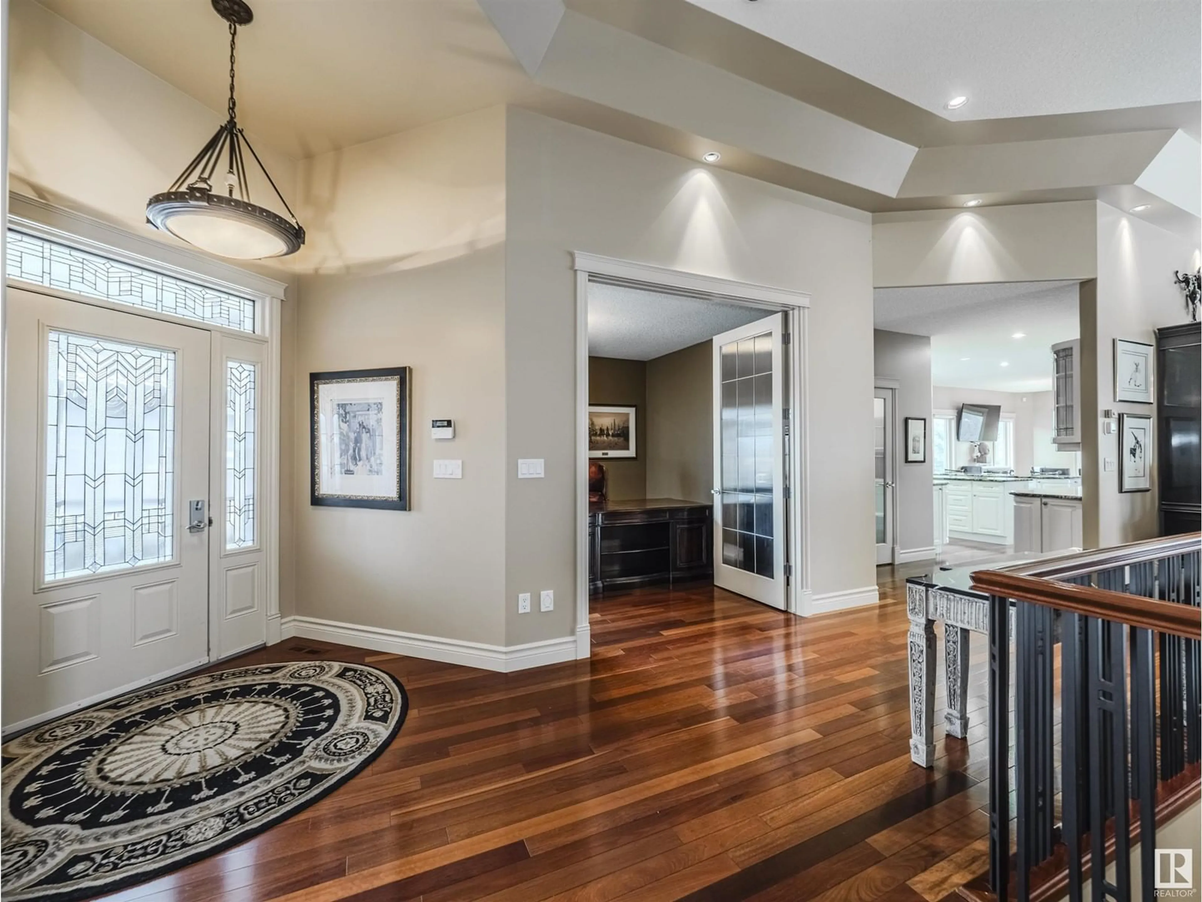 Indoor entryway, wood floors for #28 18343 LESSARD RD NW, Edmonton Alberta T6M0A2