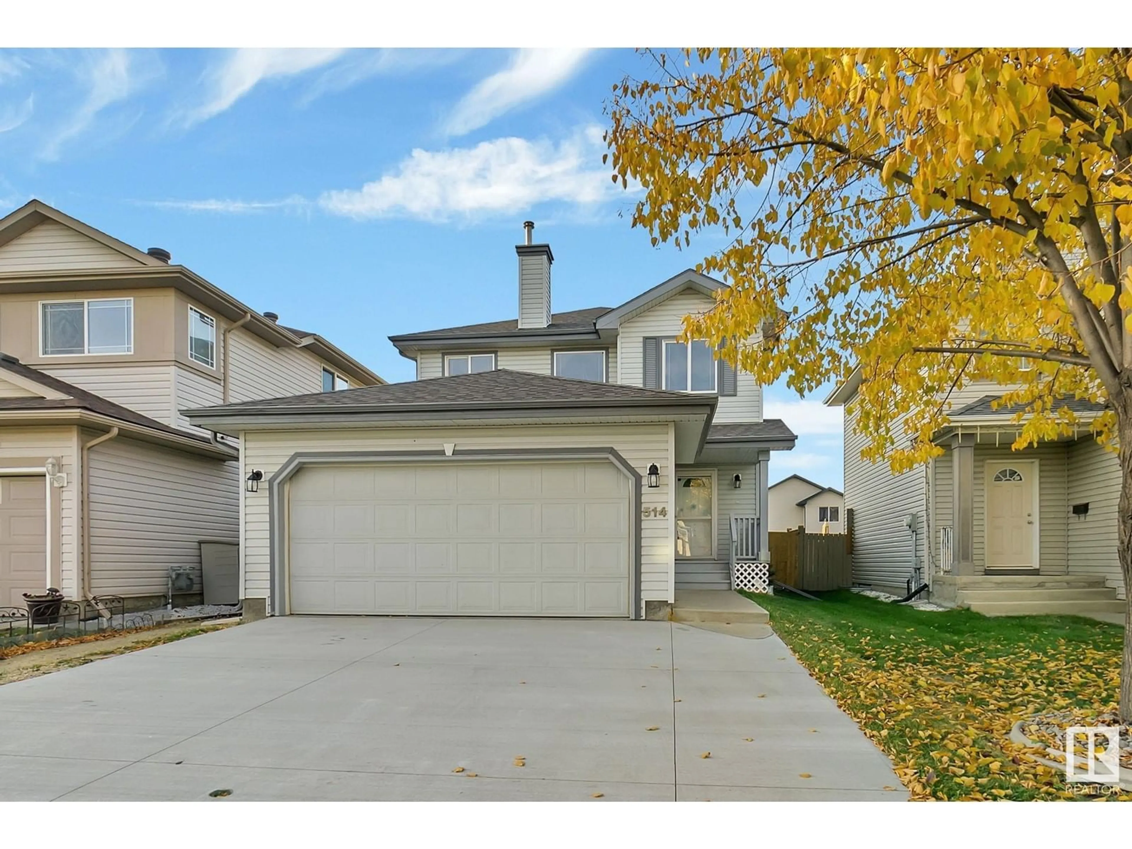 Frontside or backside of a home, the street view for 514 89 ST SW, Edmonton Alberta T6X1C2