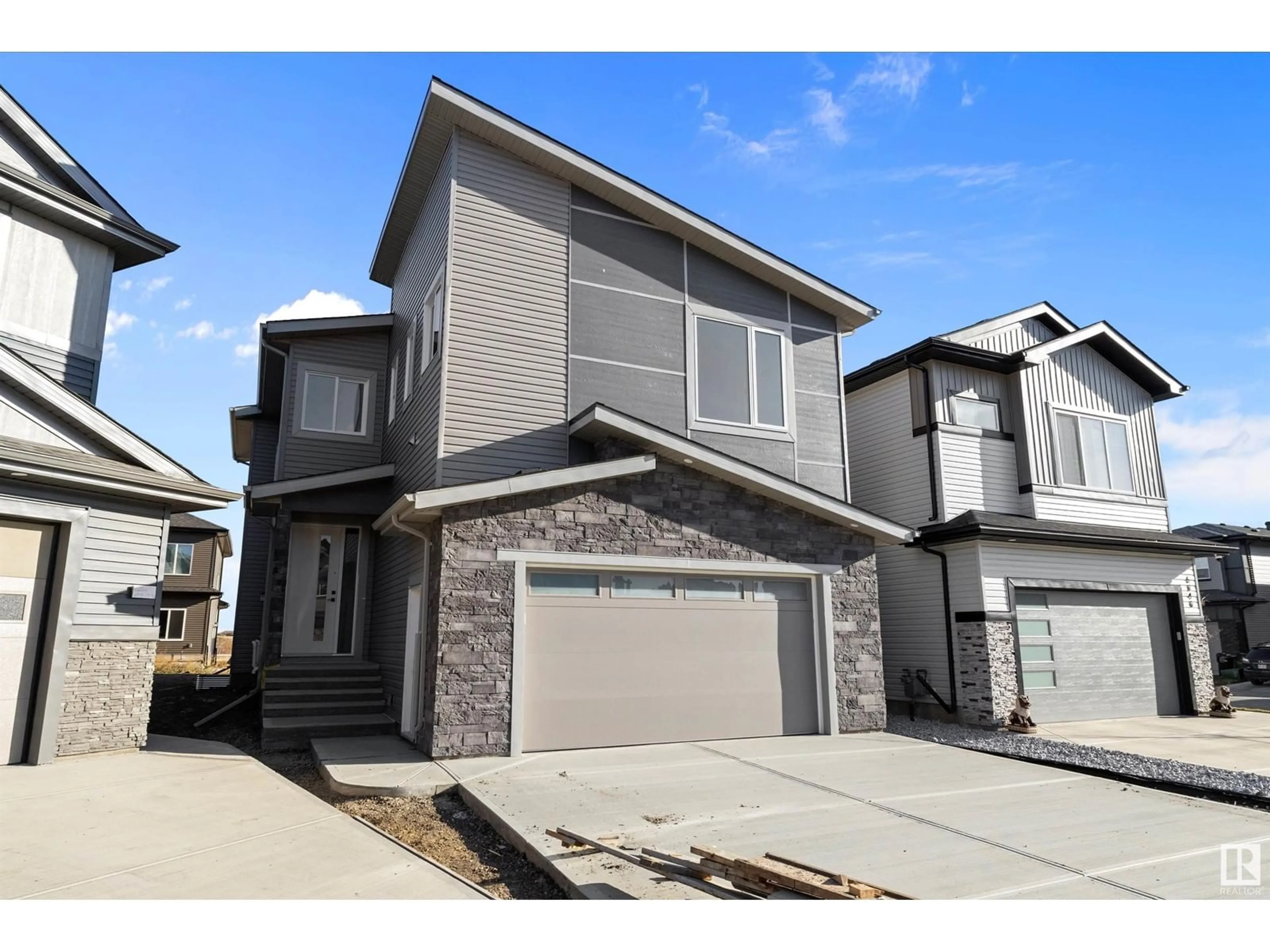 Frontside or backside of a home, the street view for 6844 171 AV NW, Edmonton Alberta T5Z0W2