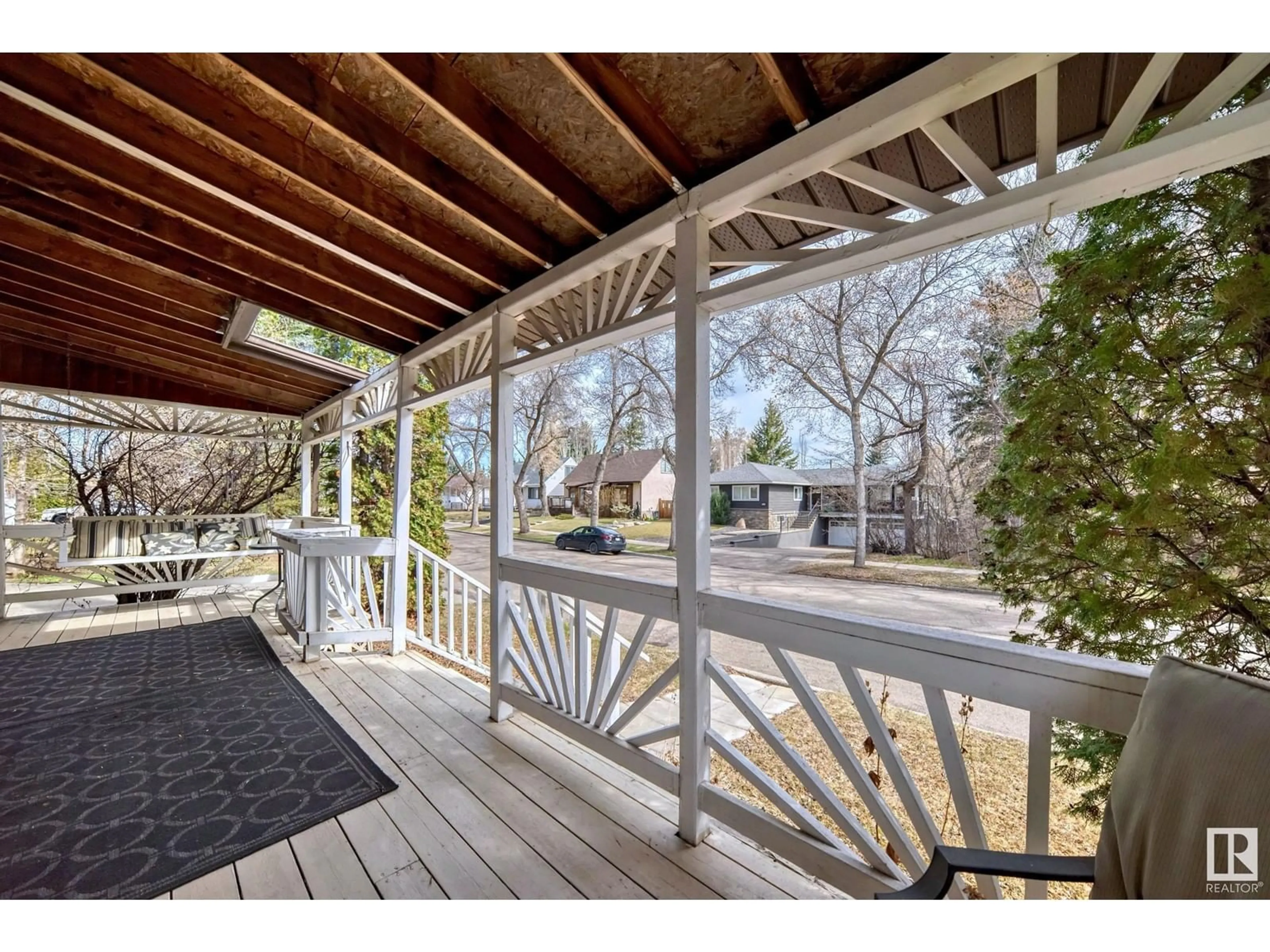 Patio, the fenced backyard for 10202 109 ST, Fort Saskatchewan Alberta T8L2K8