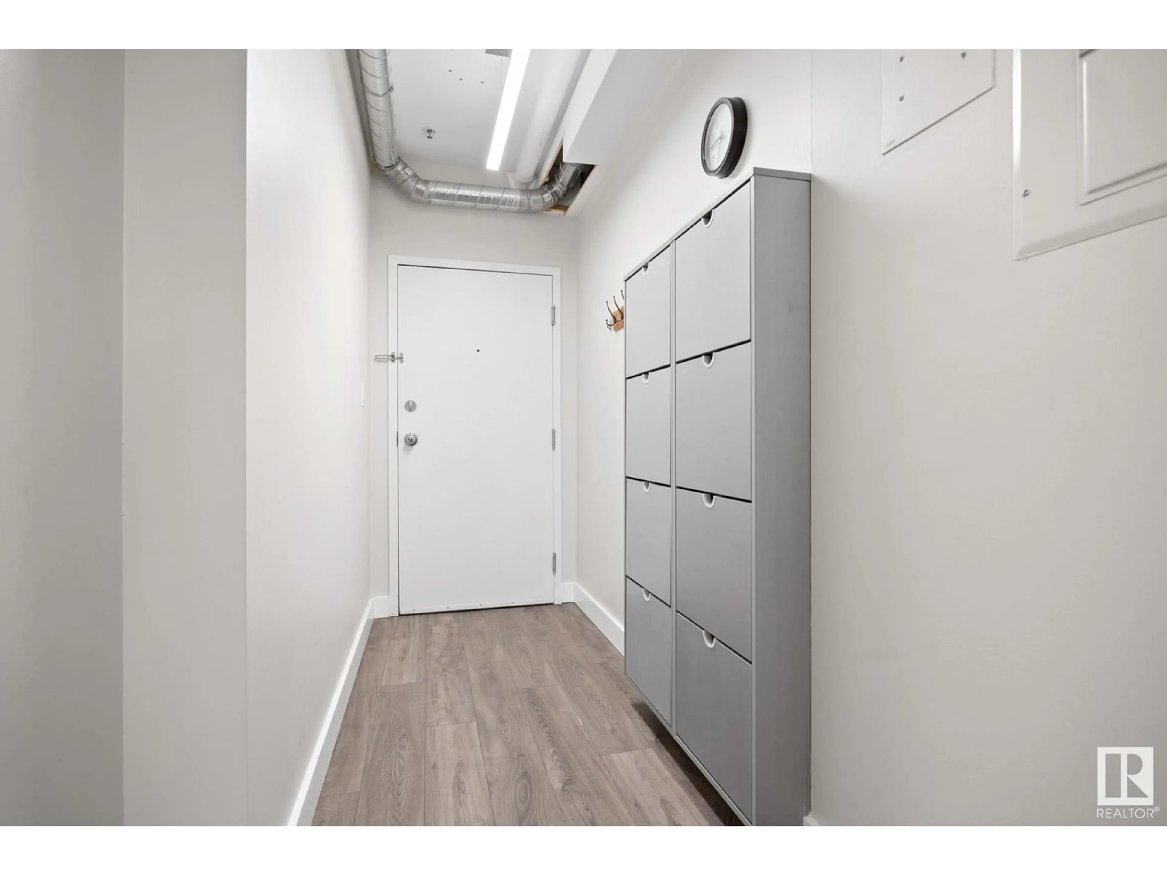 Storage room or clothes room or walk-in closet for #504 10105 109 St ST NW NW, Edmonton Alberta T5J1M8