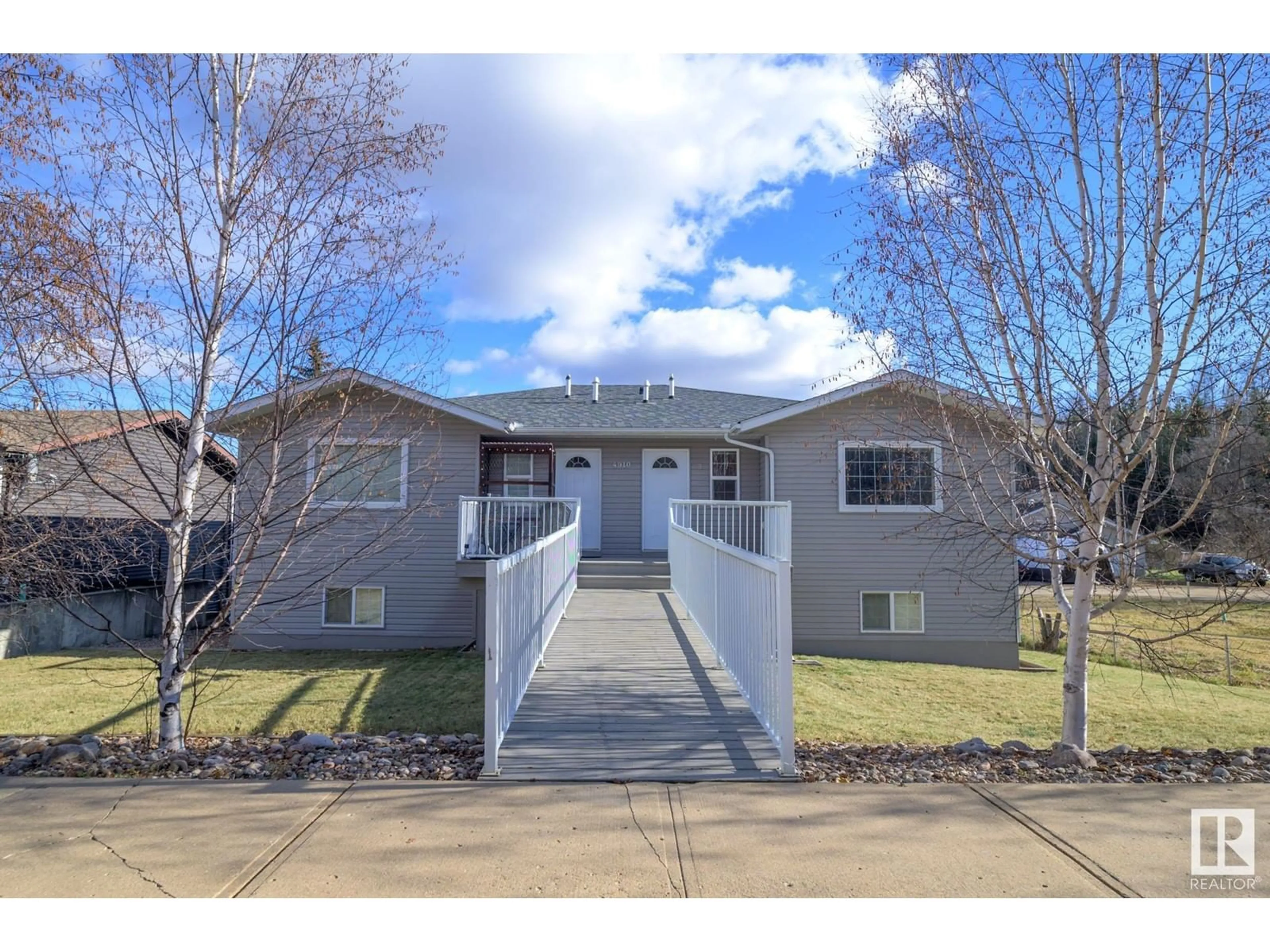 Frontside or backside of a home, the street view for 4910 58 ST, Athabasca Town Alberta T9S1L5