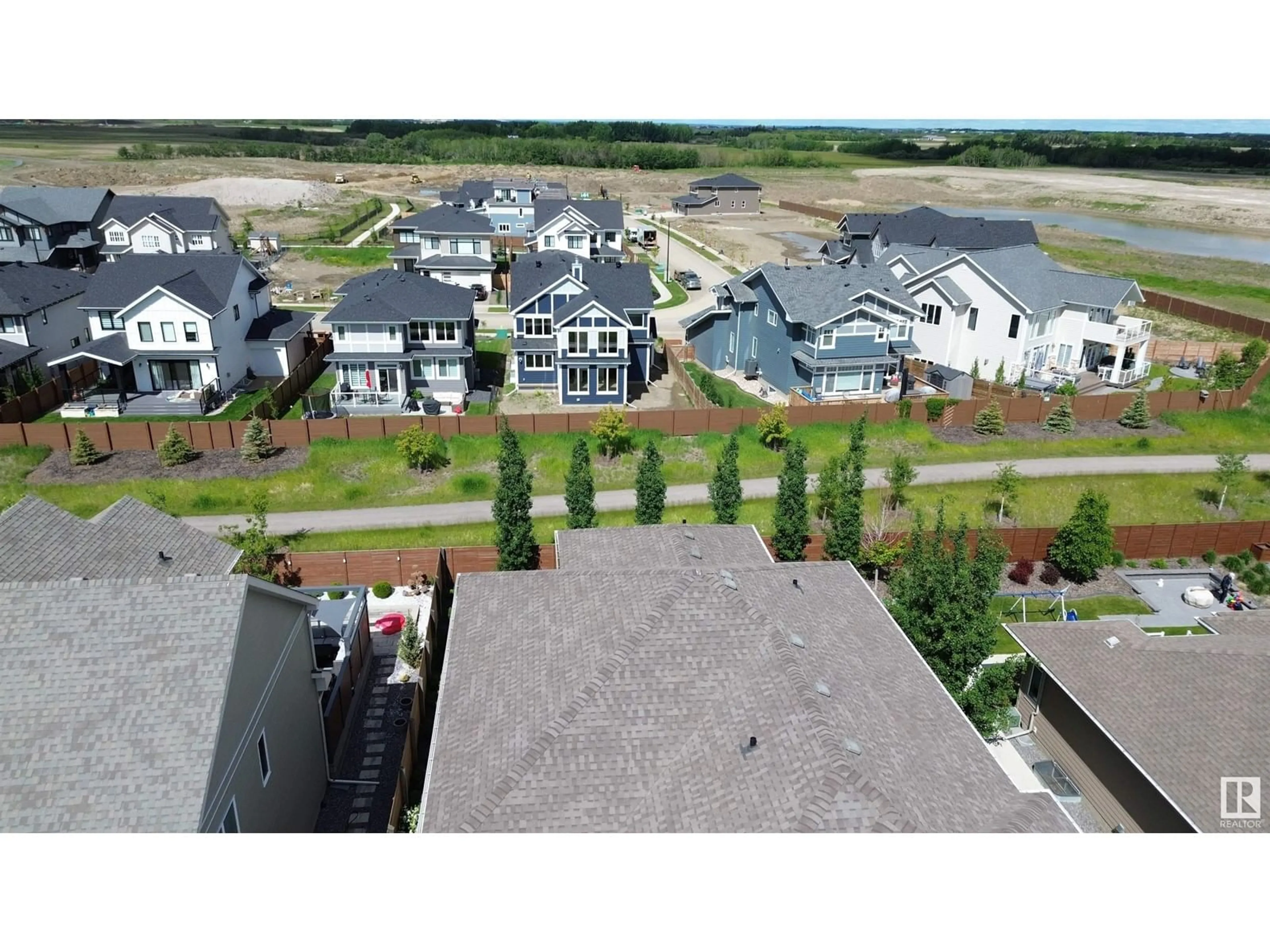 Frontside or backside of a home, the street view for 55 JACOBS CL, St. Albert Alberta T8N7S4