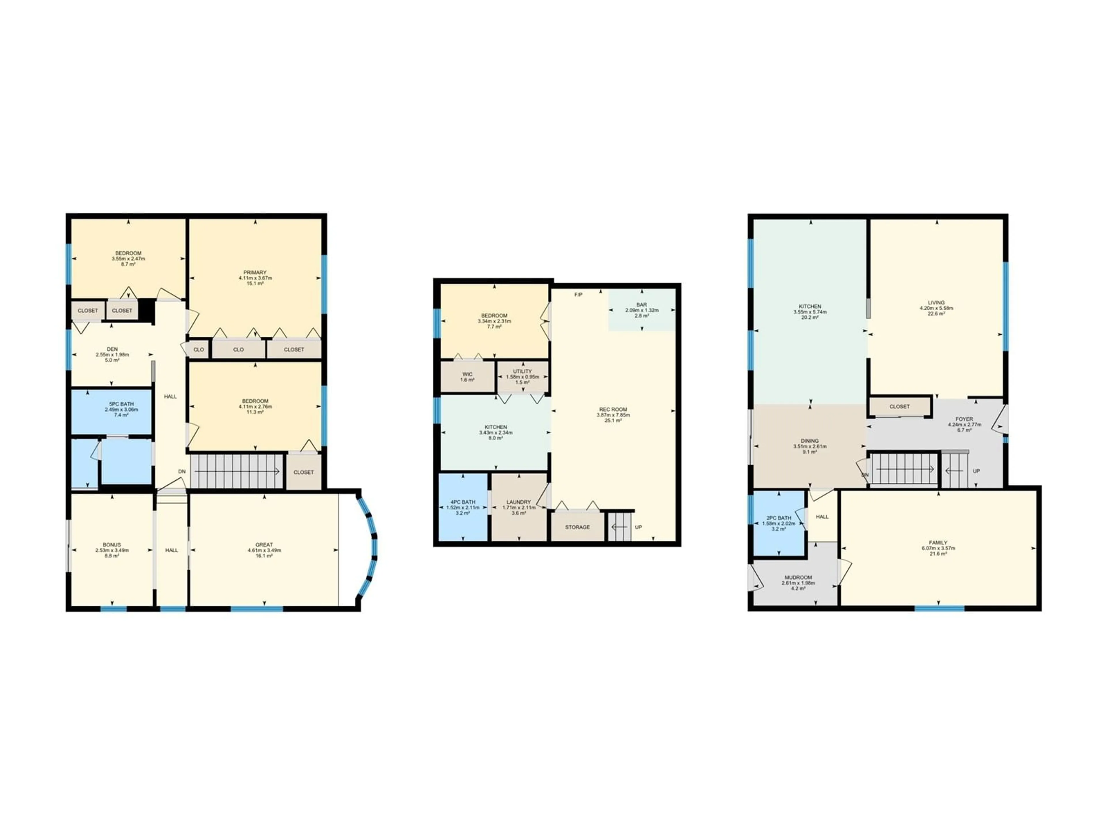 Floor plan for 7307 138 AV NW, Edmonton Alberta T5C2L9