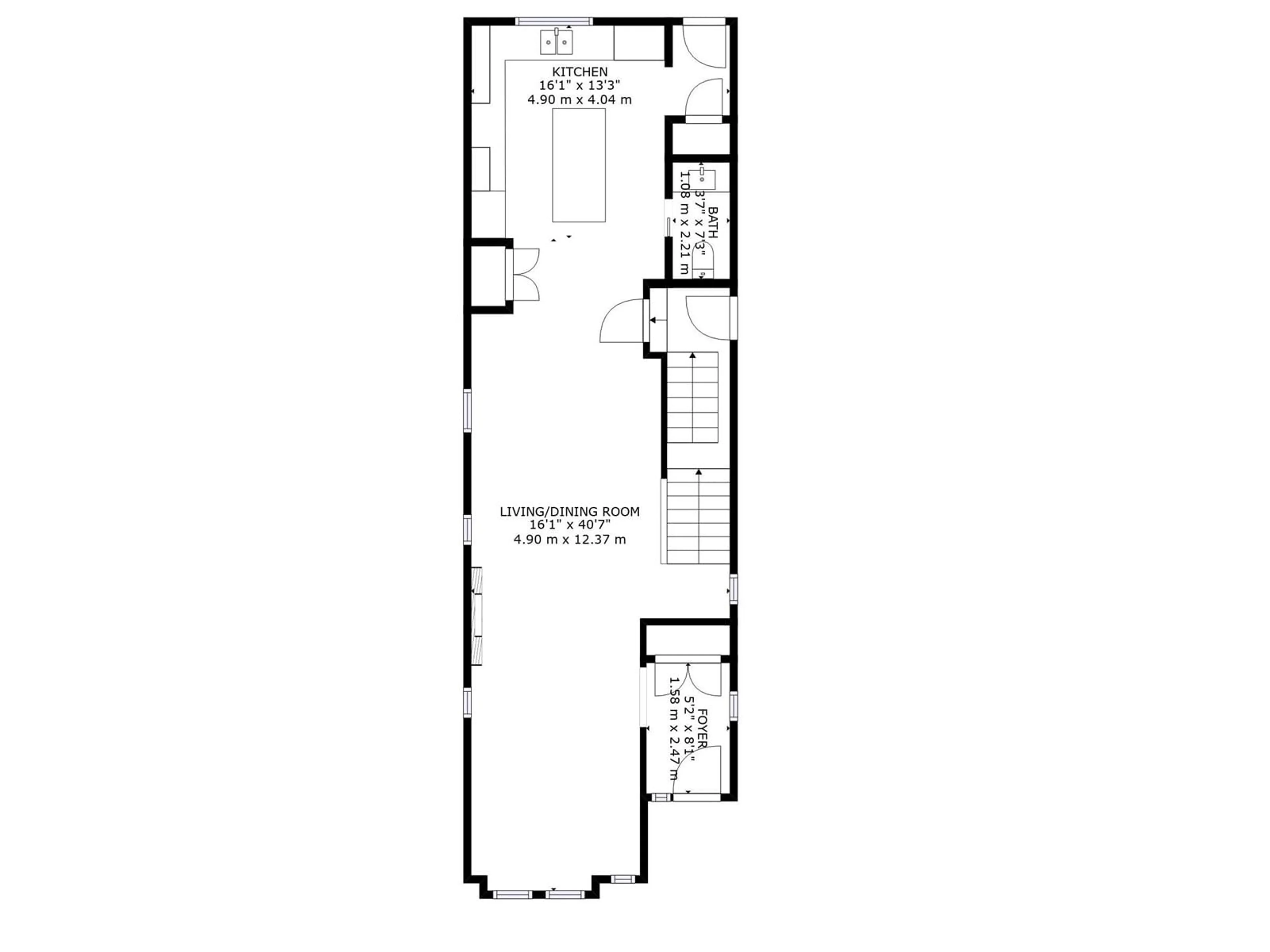 Floor plan for 11715 127 ST NW, Edmonton Alberta T5M3H1