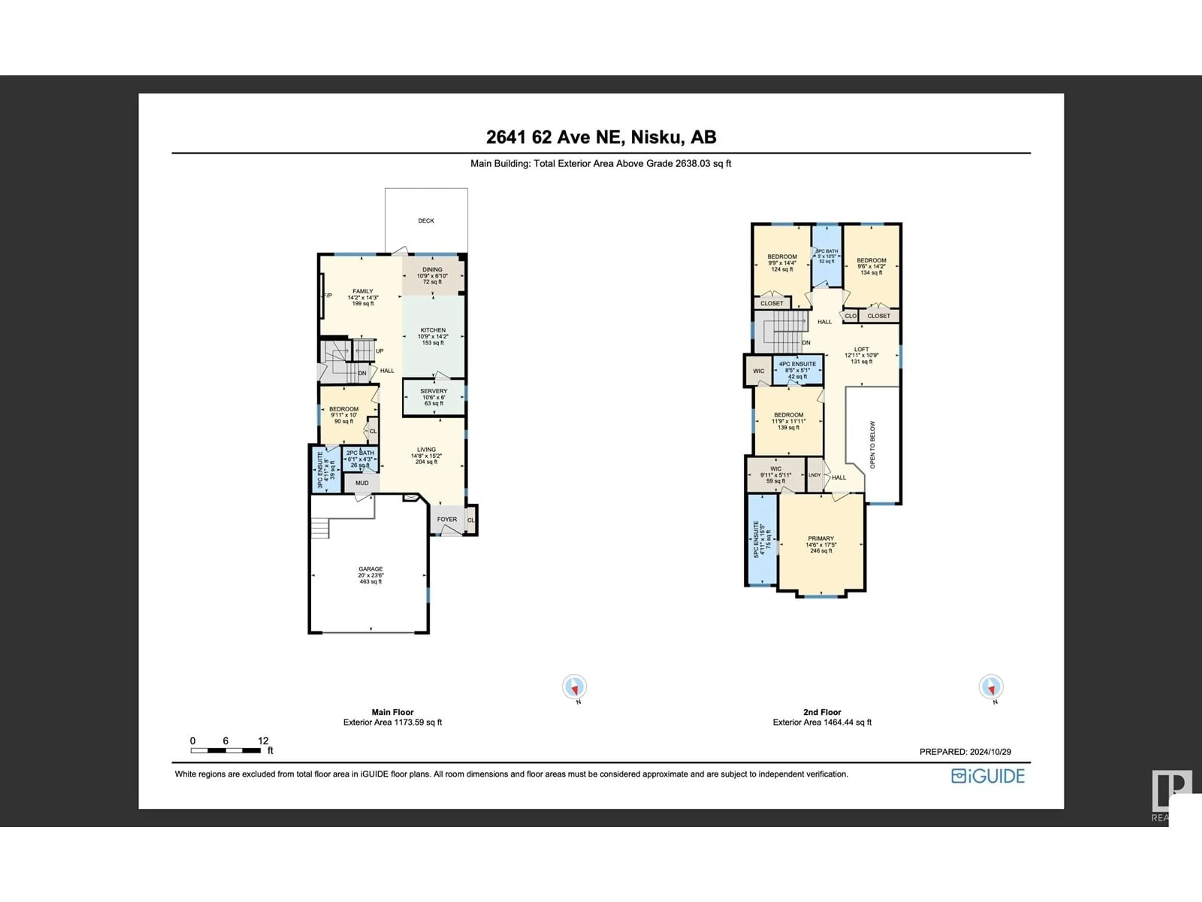 Floor plan for 2641 62 Ave NE, Rural Leduc County Alberta T4X3A5