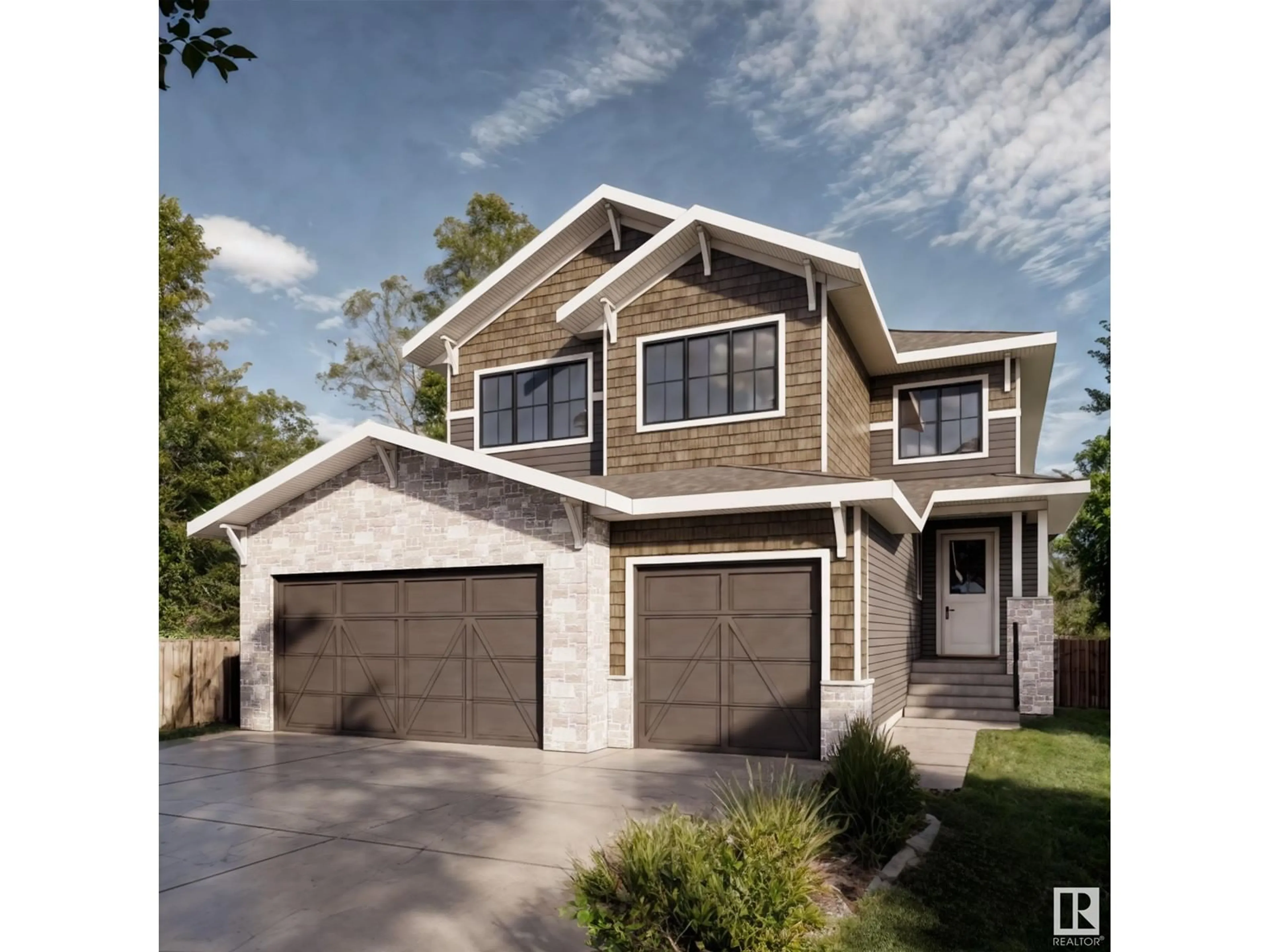 Frontside or backside of a home, cottage for 37 Rosewood WY, St. Albert Alberta T8N8B2