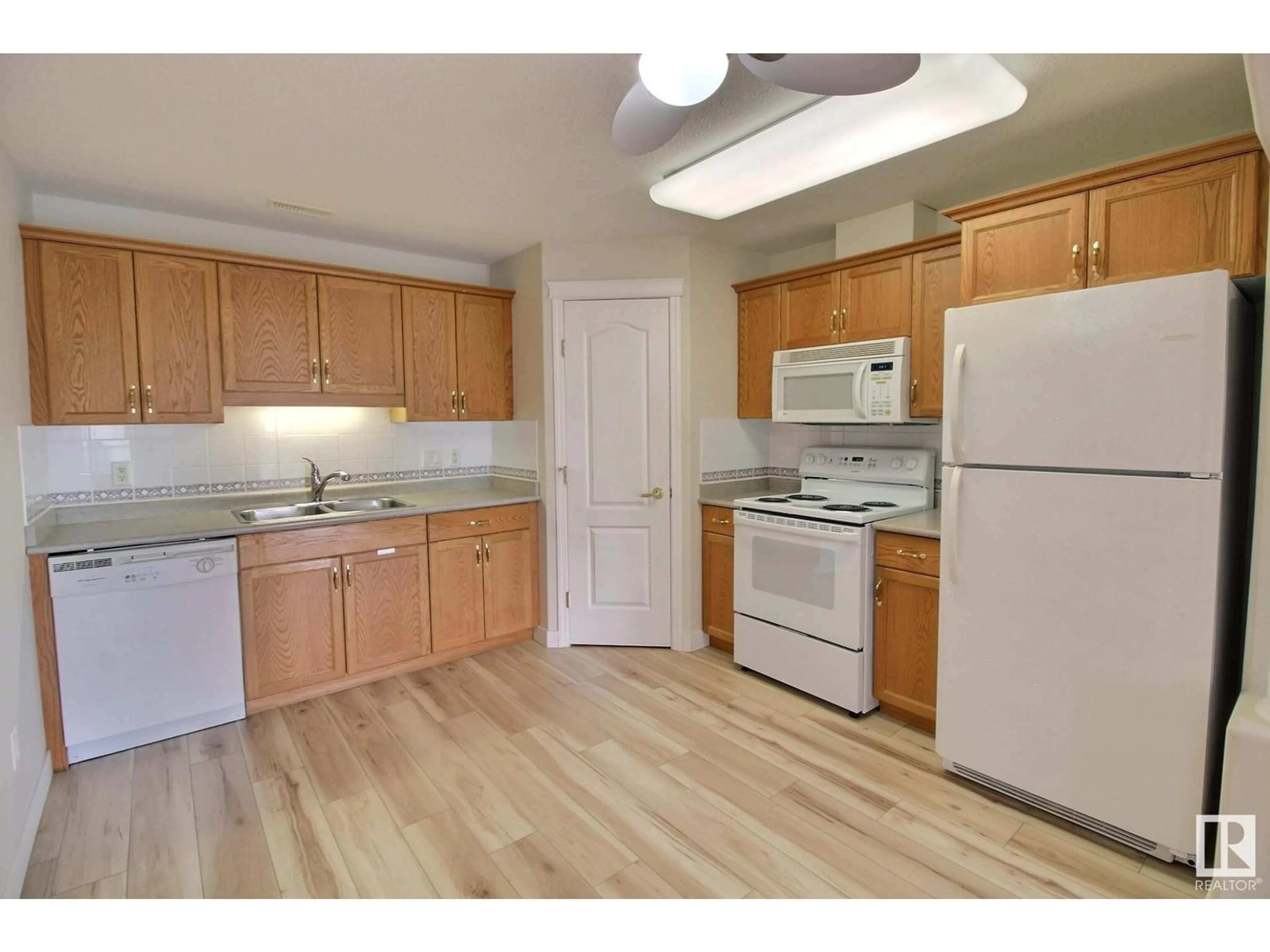 Standard kitchen, wood floors for #316 237 YOUVILLE DR NW, Edmonton Alberta T6L7G2