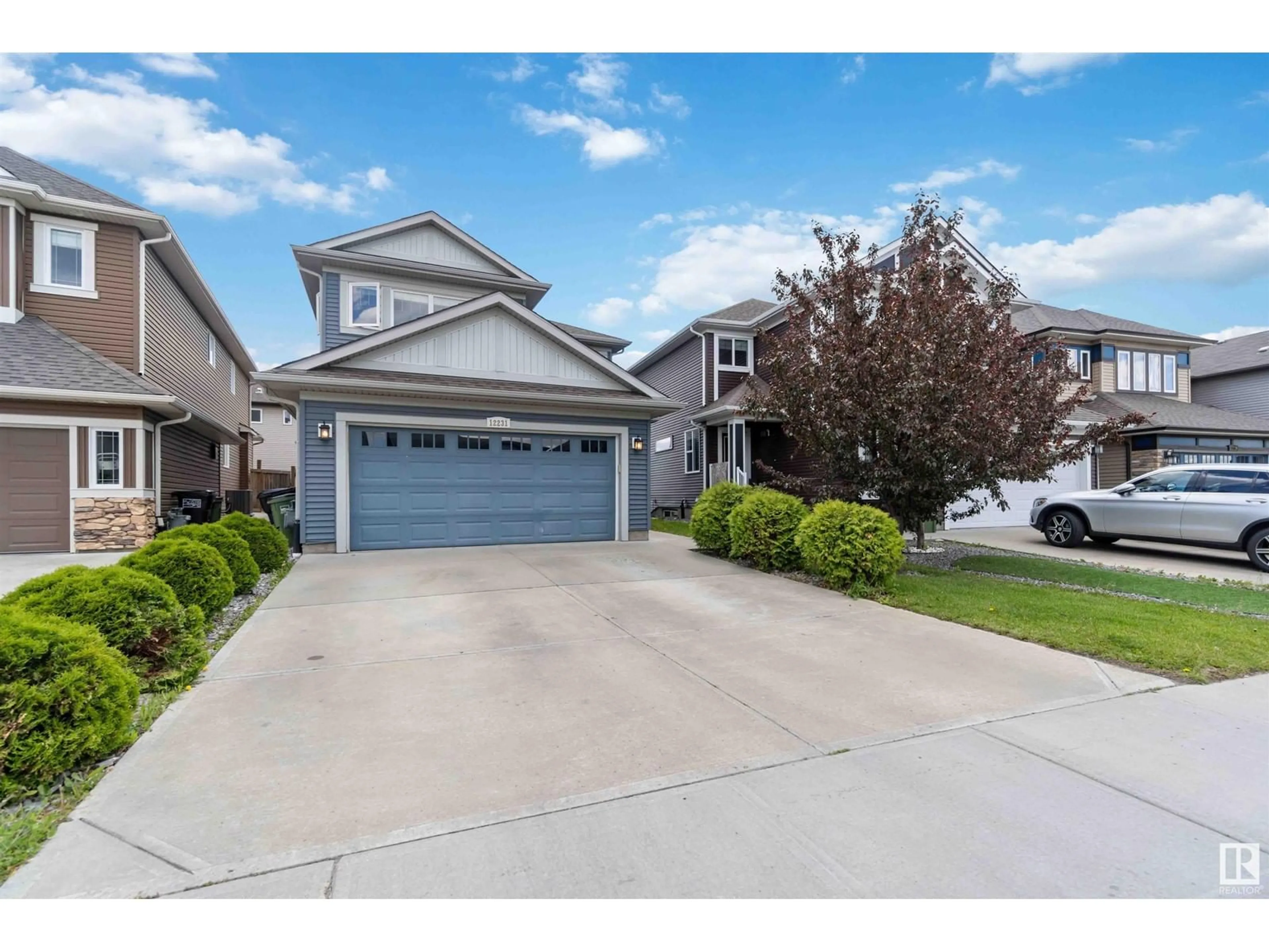 Frontside or backside of a home, the street view for 12231 170 AV NW, Edmonton Alberta T6X0H9