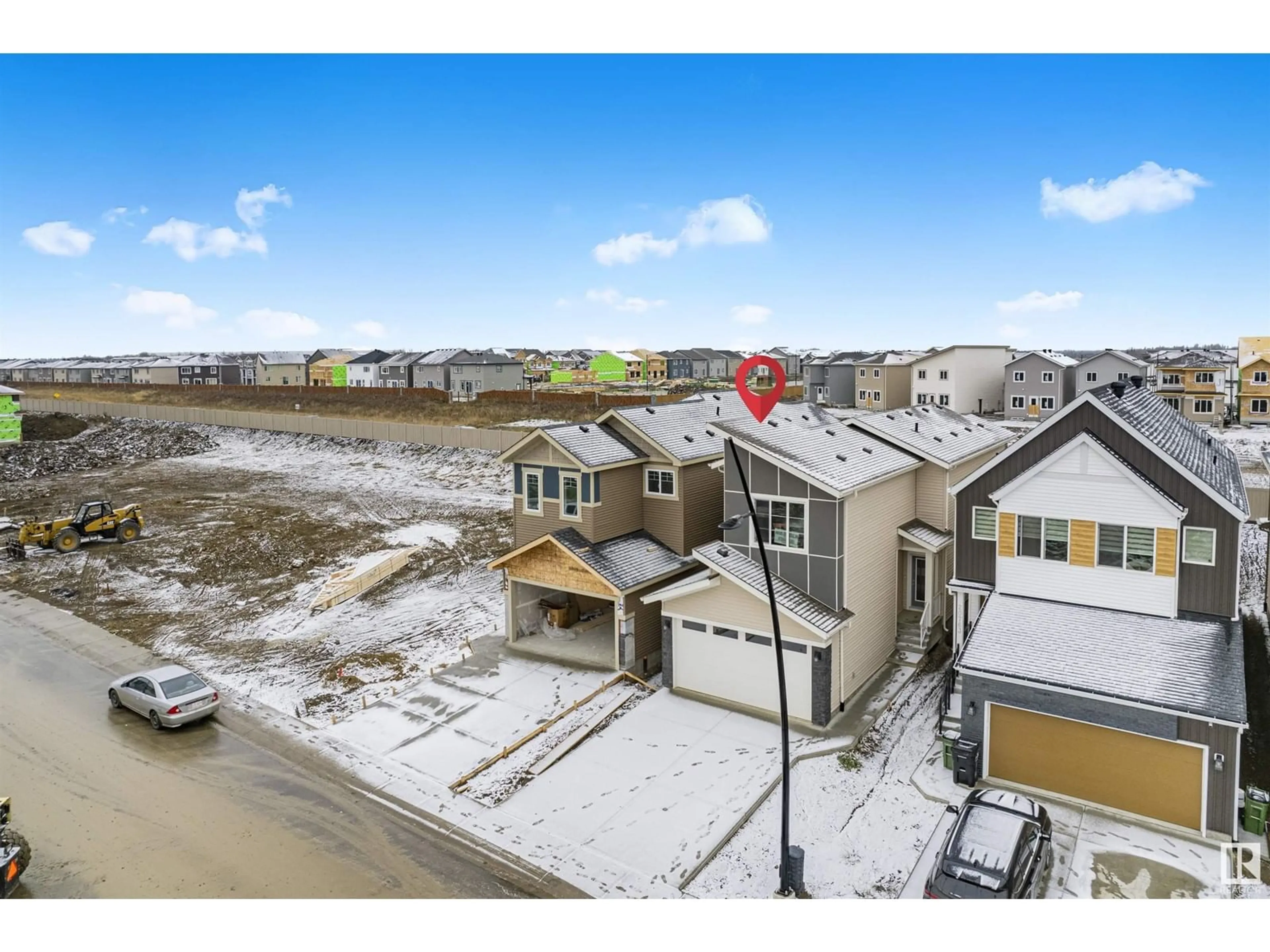 A pic from exterior of the house or condo, the street view for 20759 24 AV NW, Edmonton Alberta T6M2J7