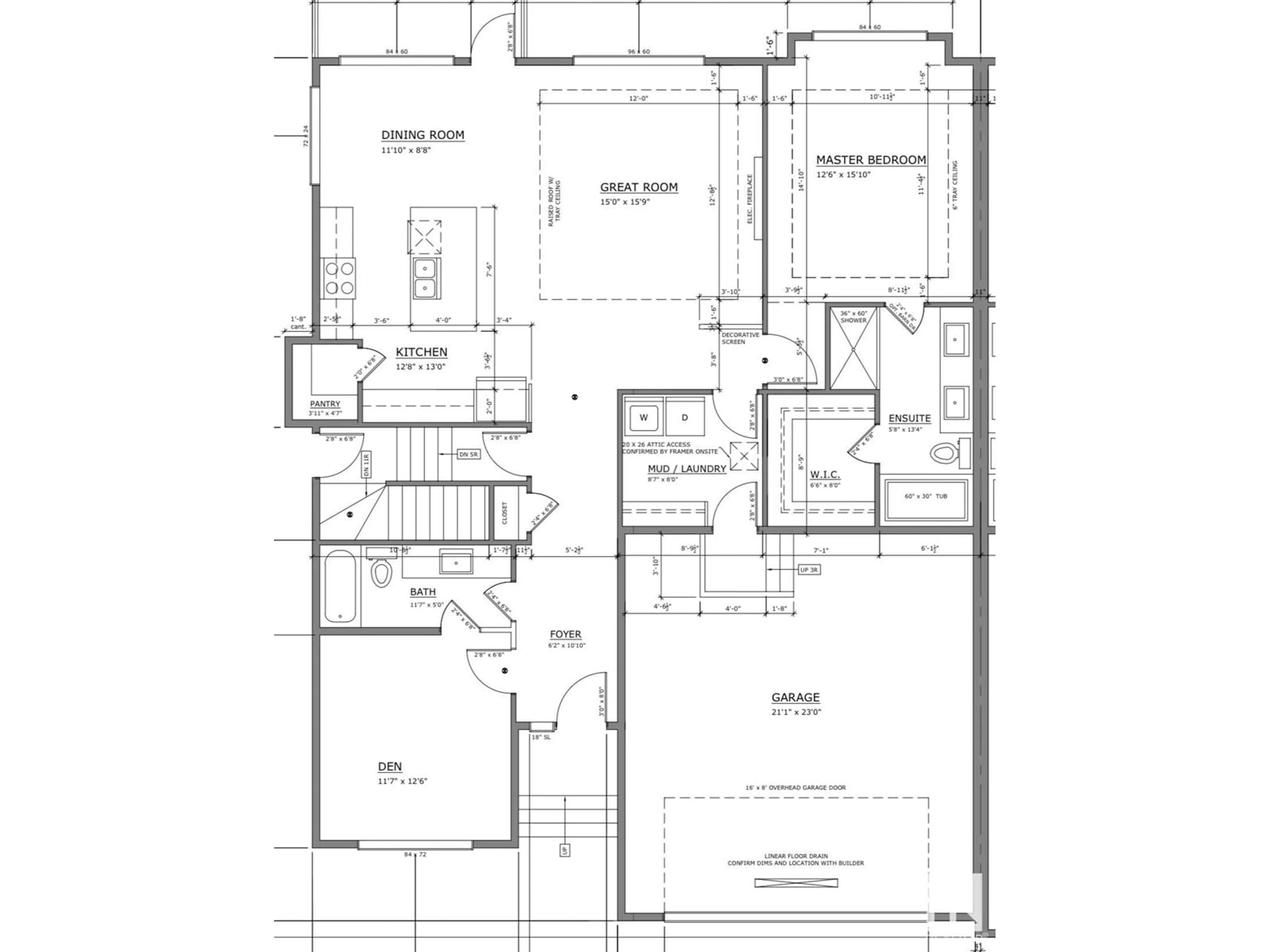 Floor plan for #7 604 MCALLISTER LO SW, Edmonton Alberta T6W1K8