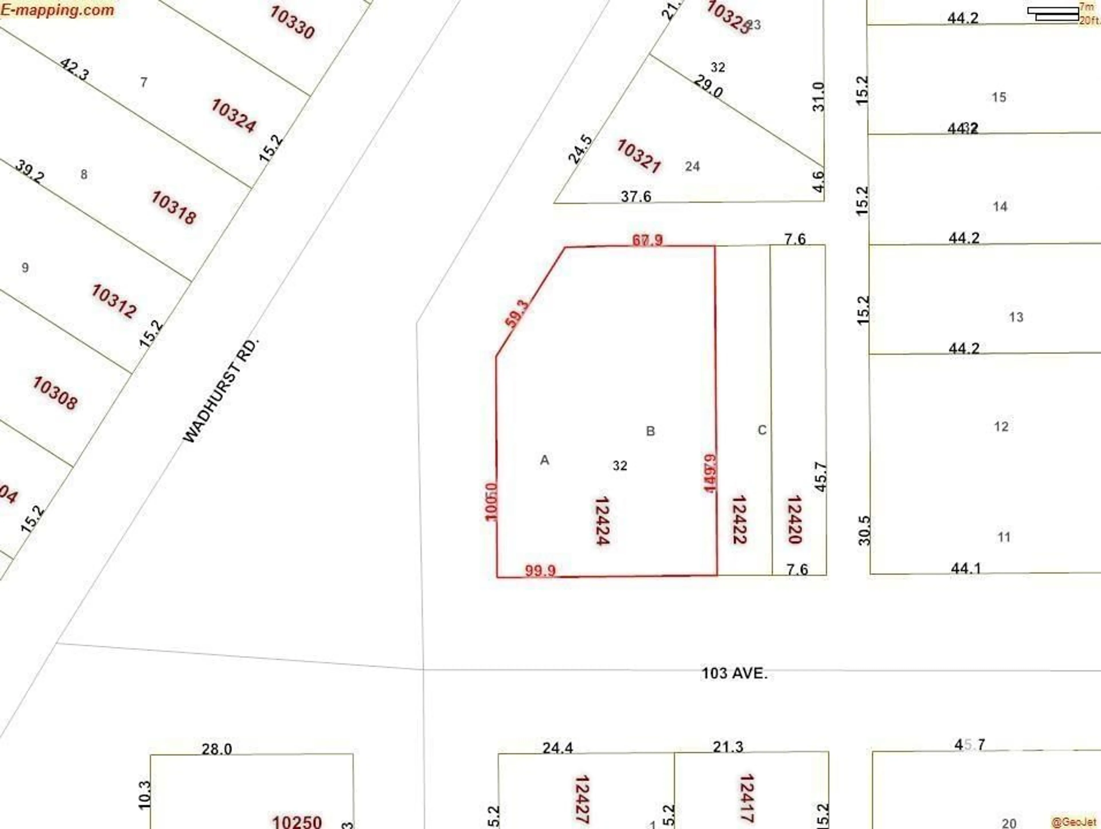 Floor plan for 12428 103 AV NW, Edmonton Alberta T5N0R3