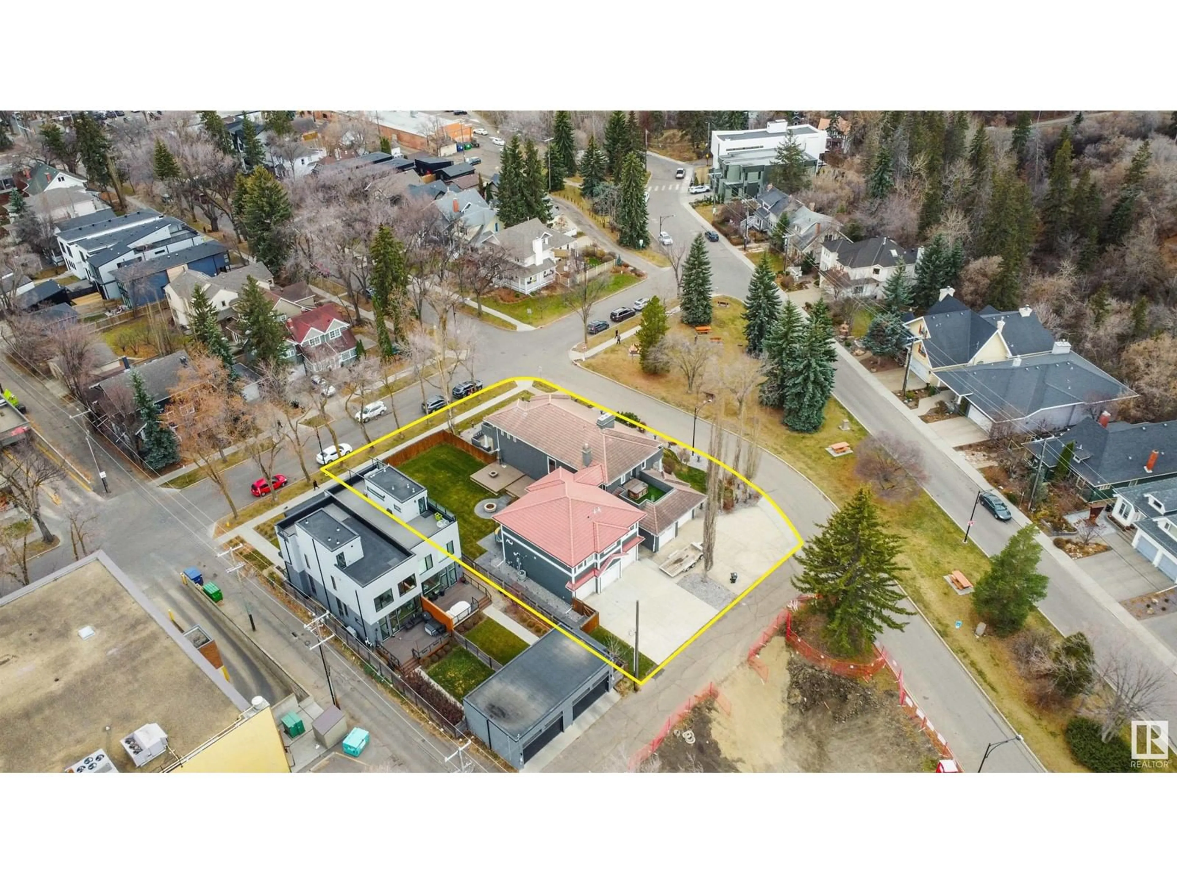 A pic from exterior of the house or condo, the street view for 12428 103 AV NW, Edmonton Alberta T5N0R3