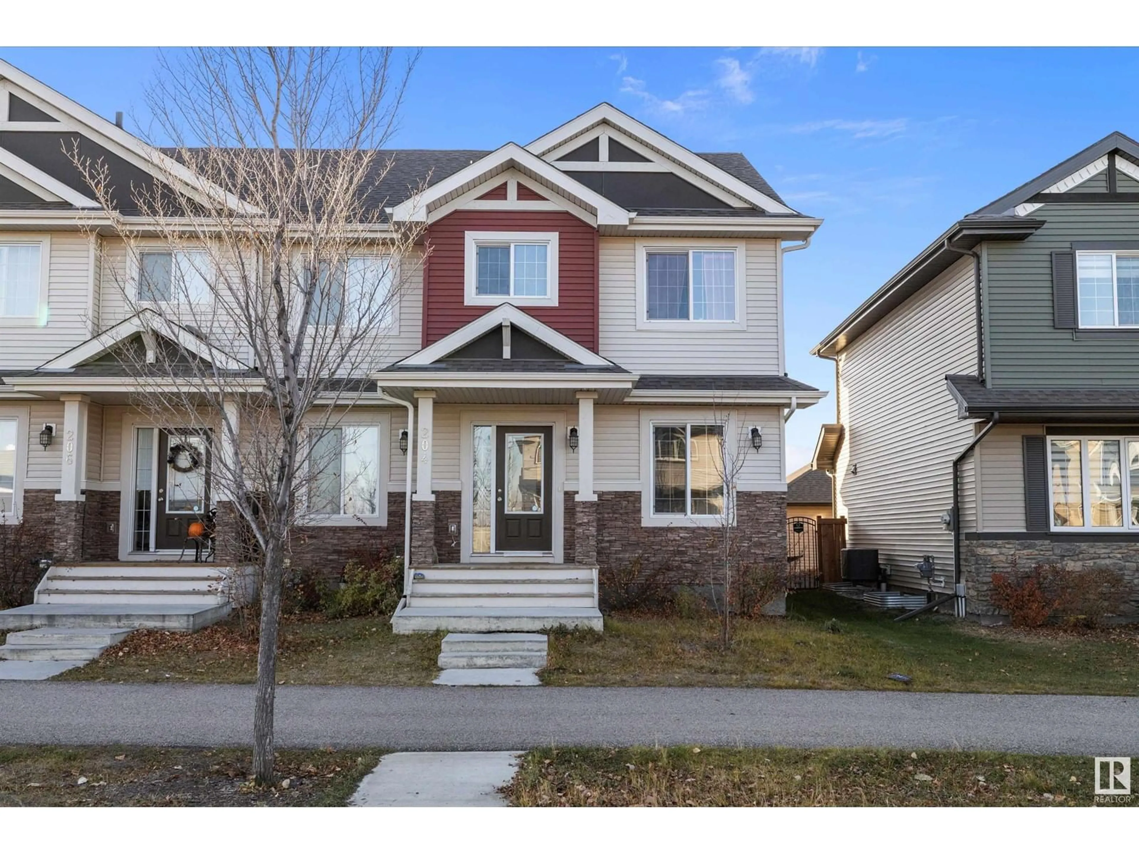 Frontside or backside of a home, the street view for 204 ALLARD, Fort Saskatchewan Alberta T8L4E8