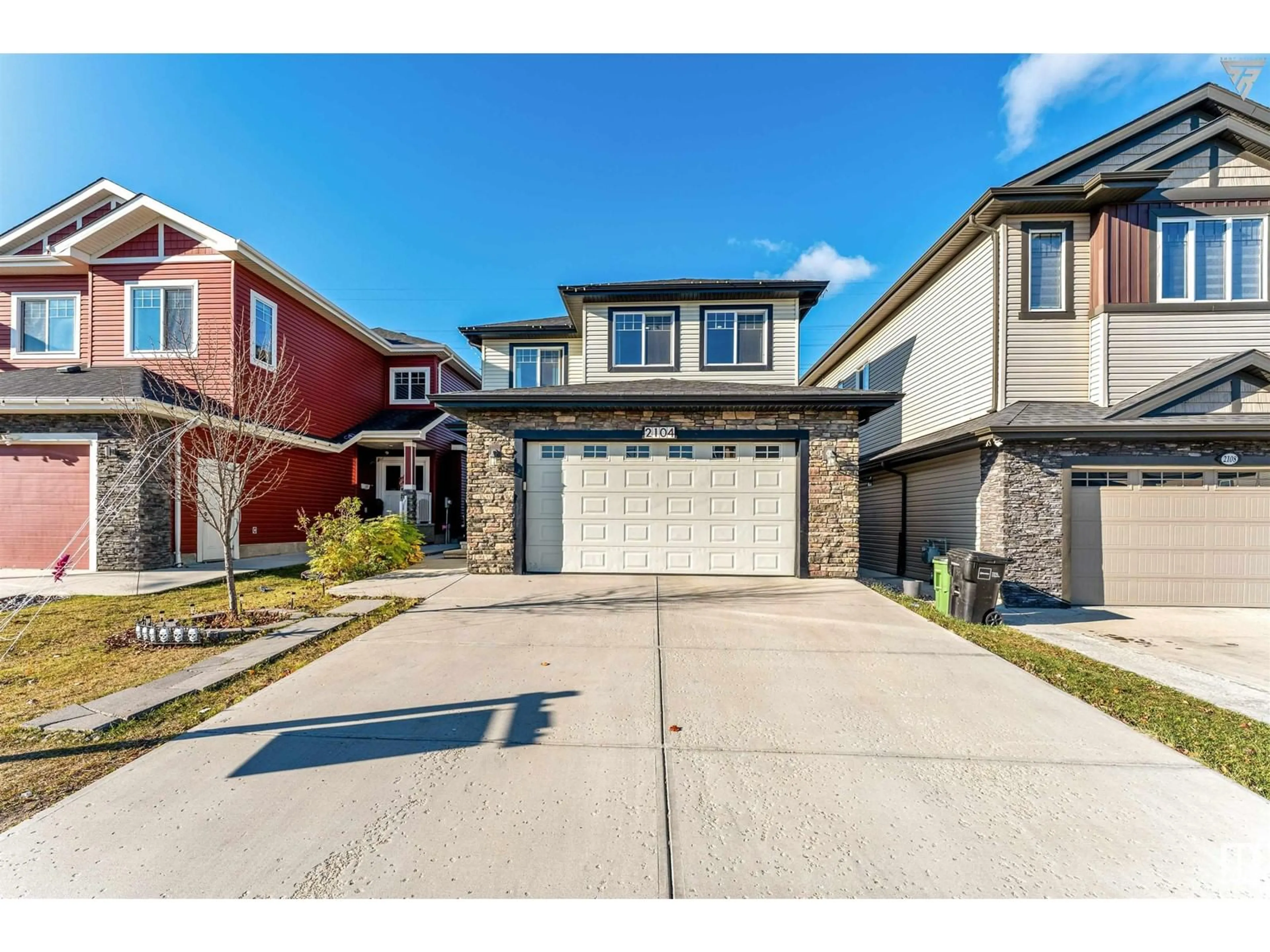 Frontside or backside of a home, the street view for 2104 27 ST NW NW, Edmonton Alberta T6T0Y6