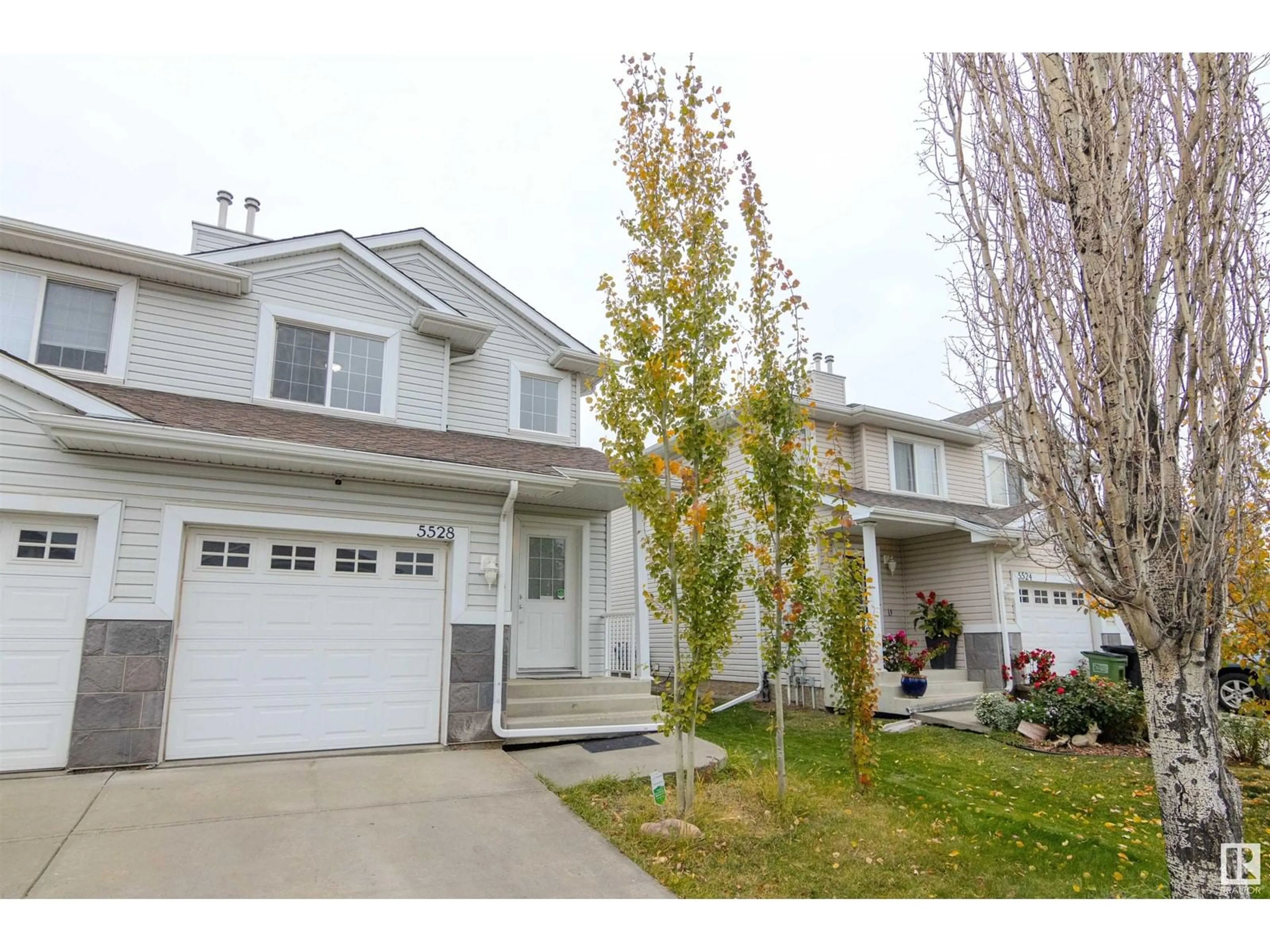 A pic from exterior of the house or condo, the street view for 5528 163 AV NW, Edmonton Alberta T5E4P1