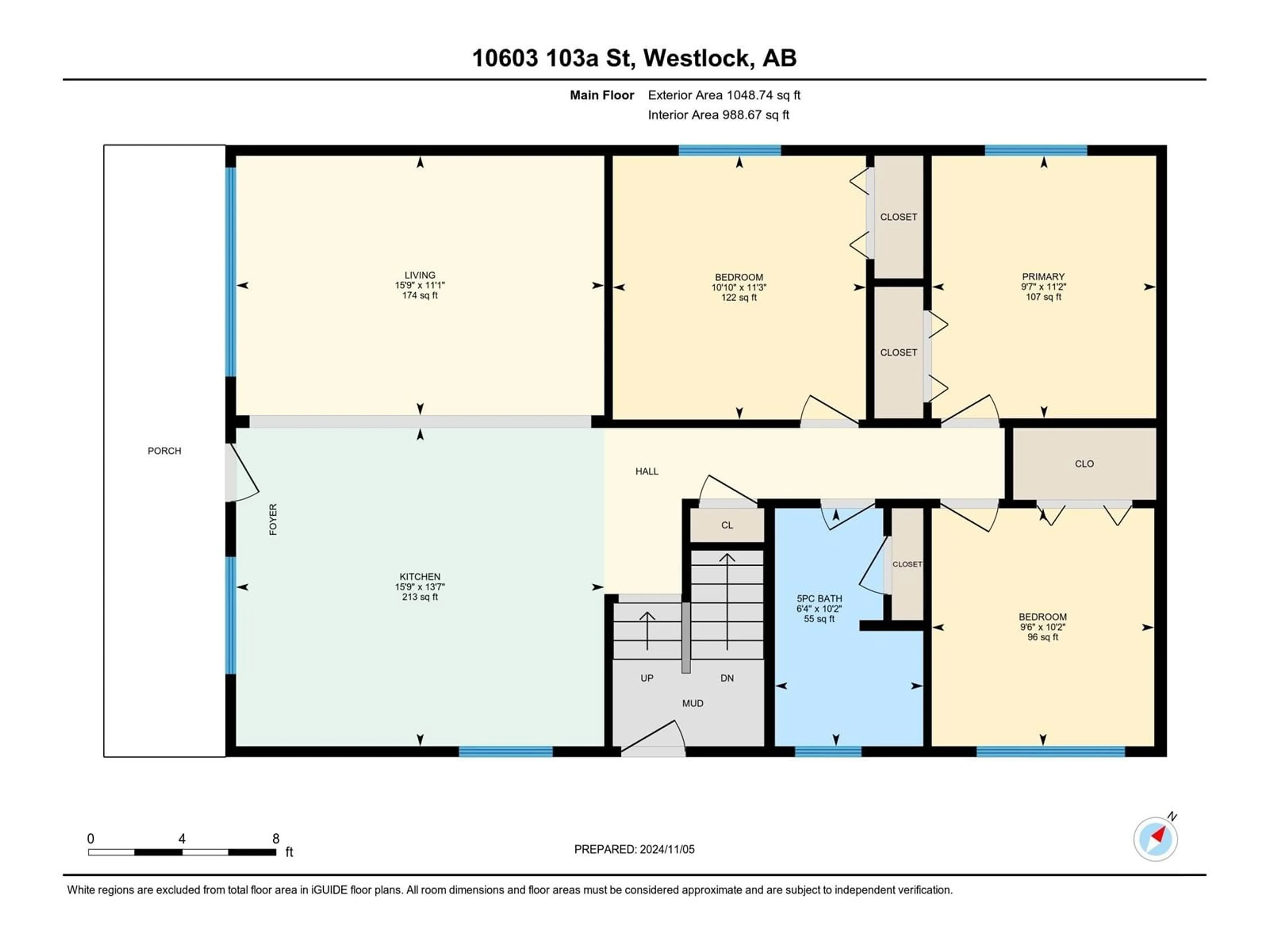 Floor plan for 10603 103A ST, Westlock Alberta T7P1K2