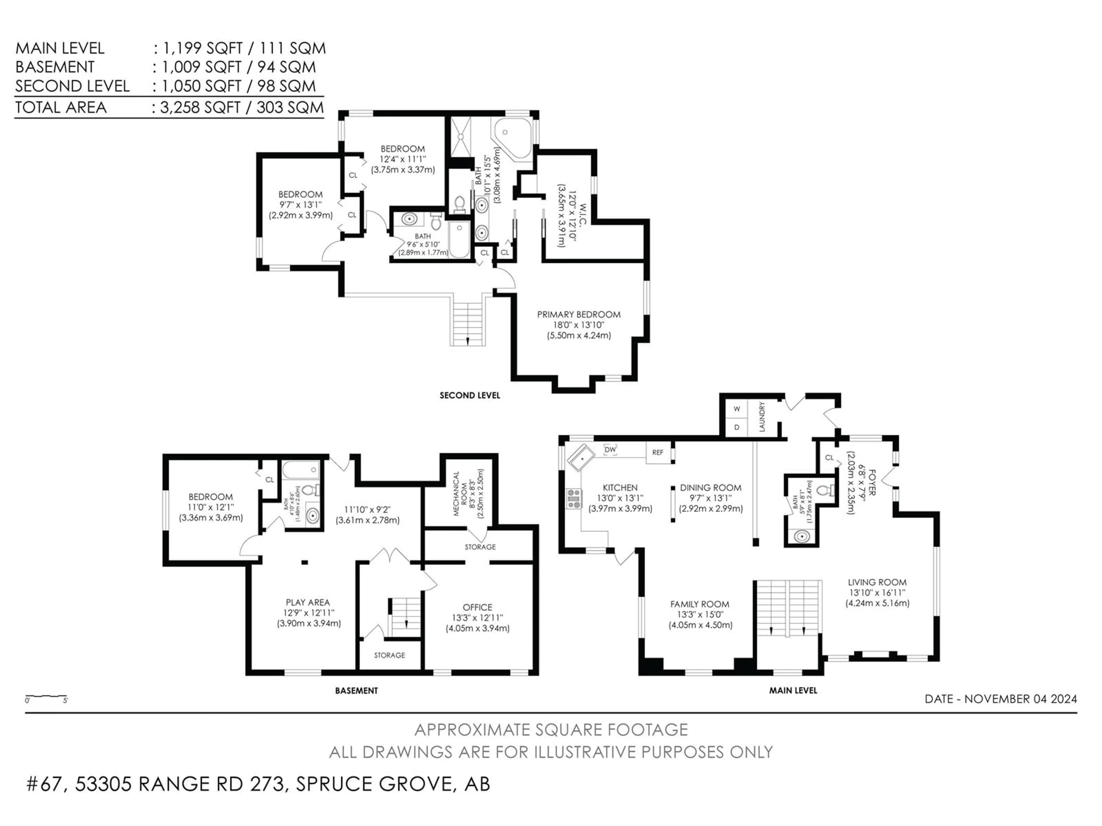 Floor plan for 67 53305 Rge Rd 273, Rural Parkland County Alberta T7X3N3