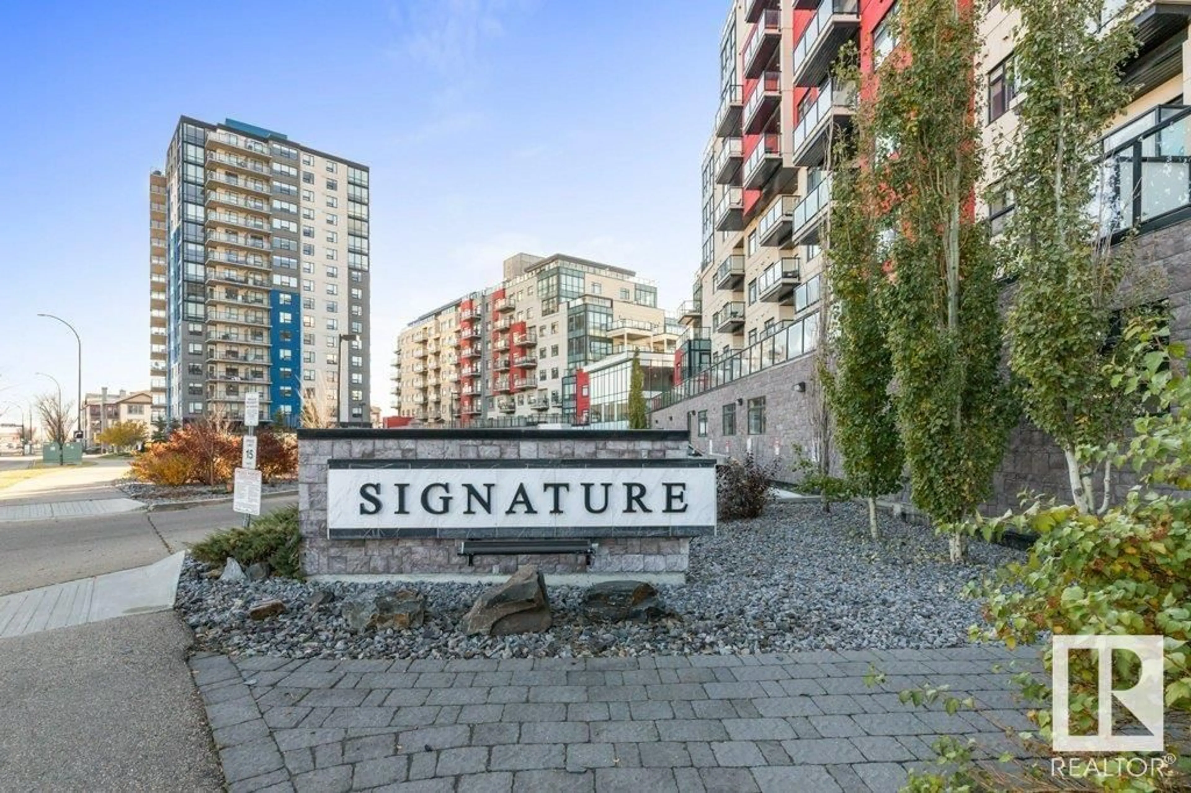 A pic from exterior of the house or condo, the street view for #404 5151 WINDERMERE BV SW, Edmonton Alberta T6W2K4