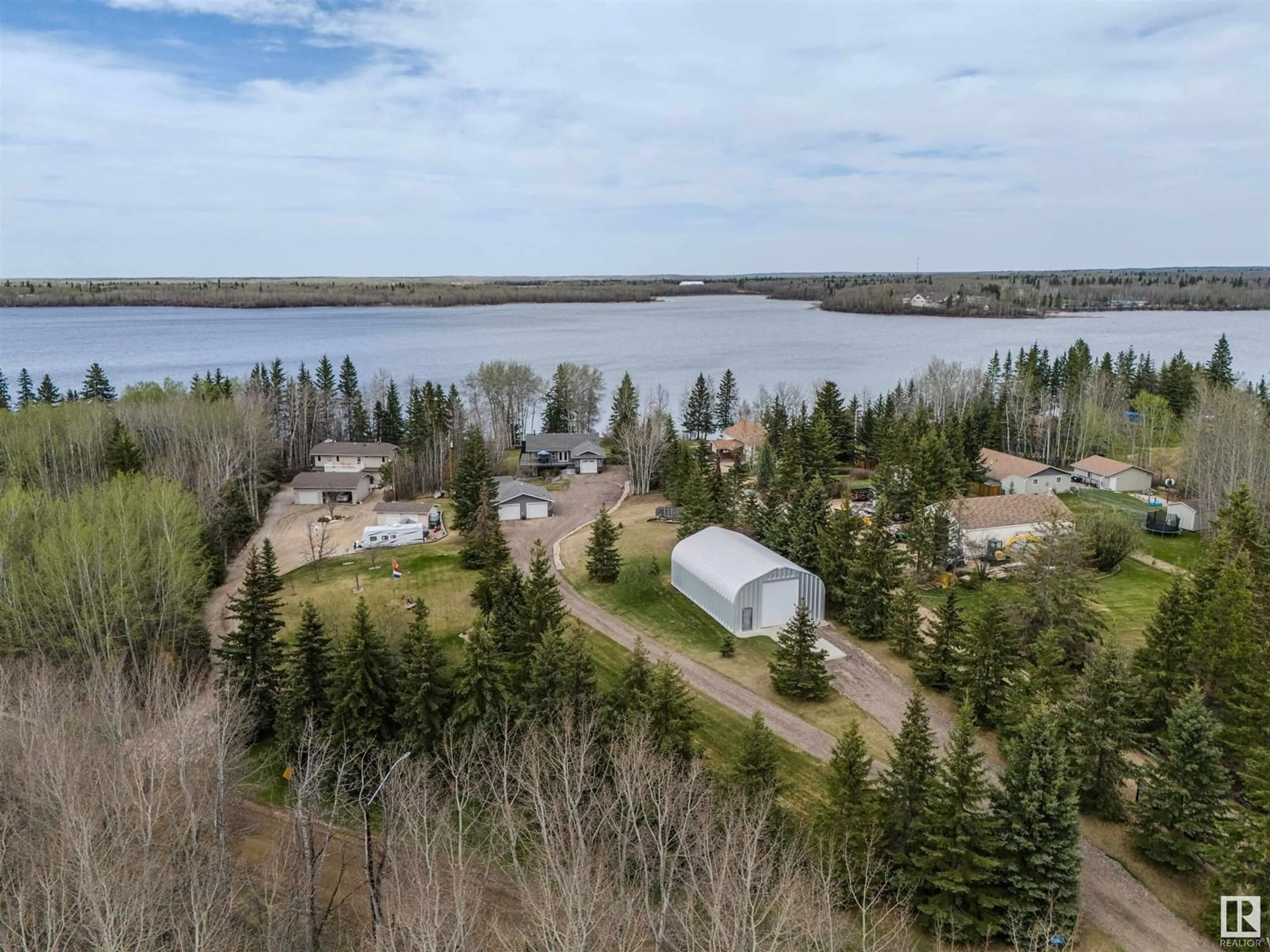 A pic from exterior of the house or condo, the view of lake or river for 5551B Nakamun Drive, Rural Lac Ste. Anne County Alberta T0E1A0