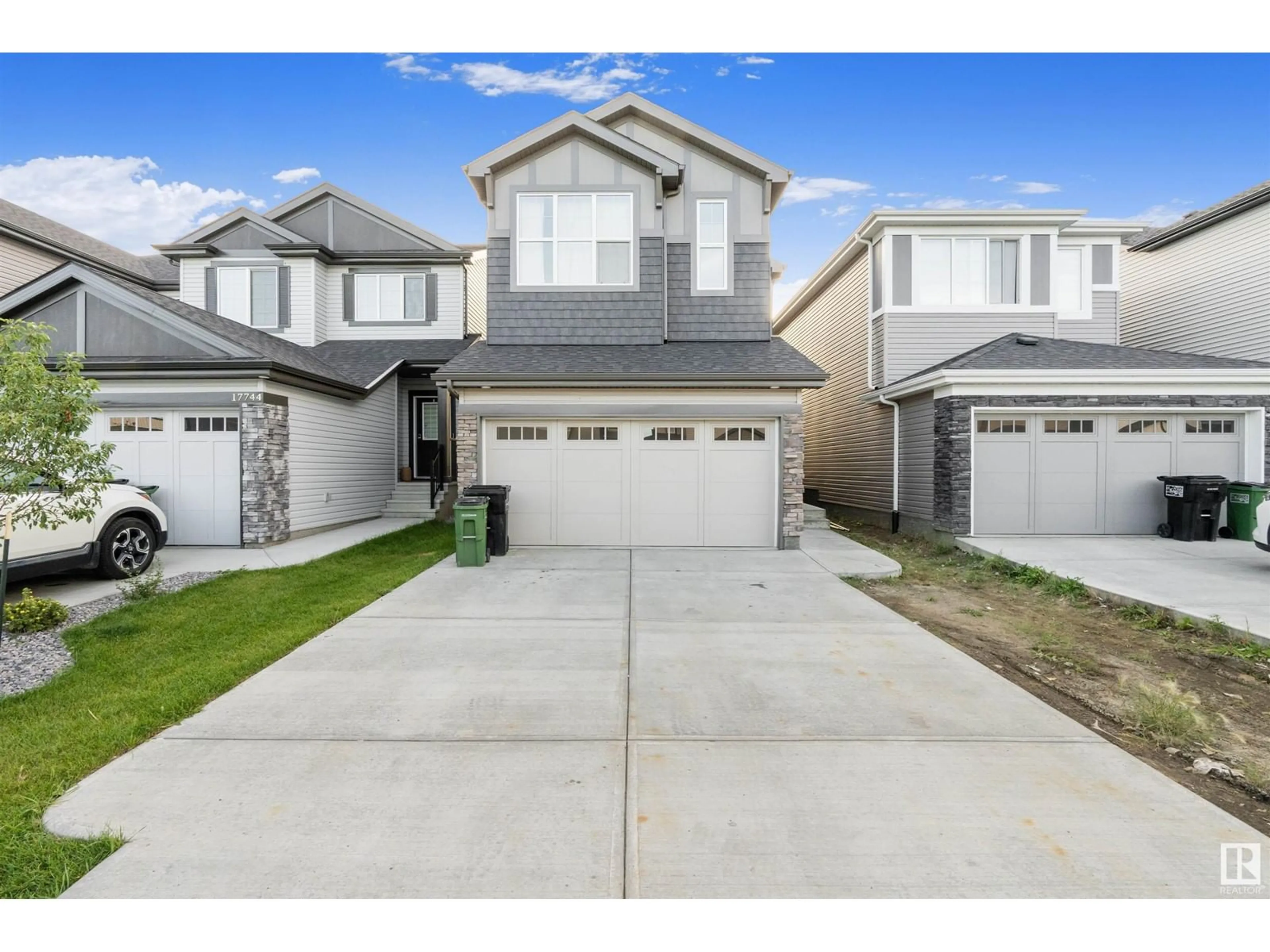 Frontside or backside of a home, the street view for 17748 73 ST NW, Edmonton Alberta T5Z0V8