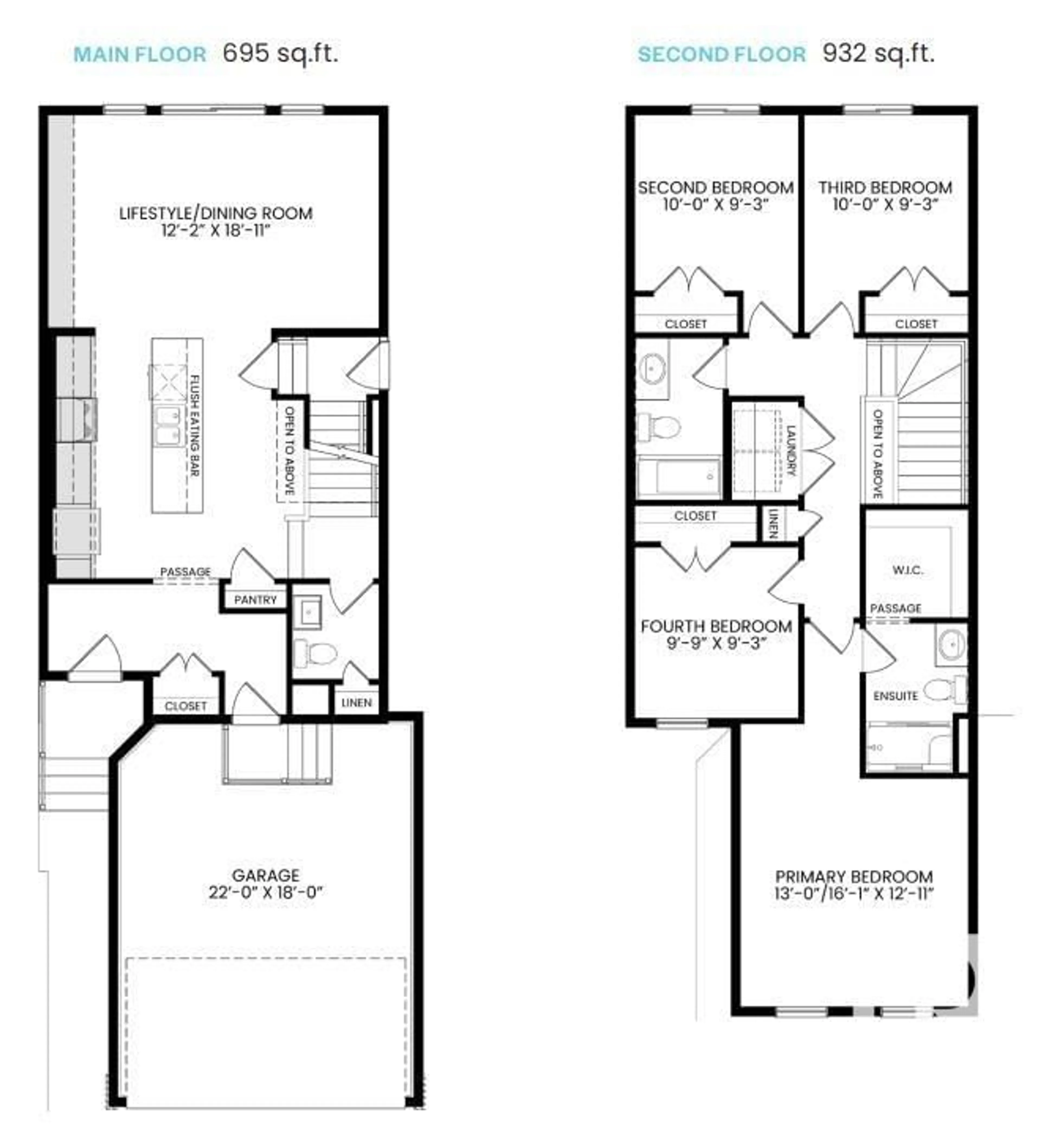 Floor plan for 519 30 AV NW, Edmonton Alberta T5Y6C4