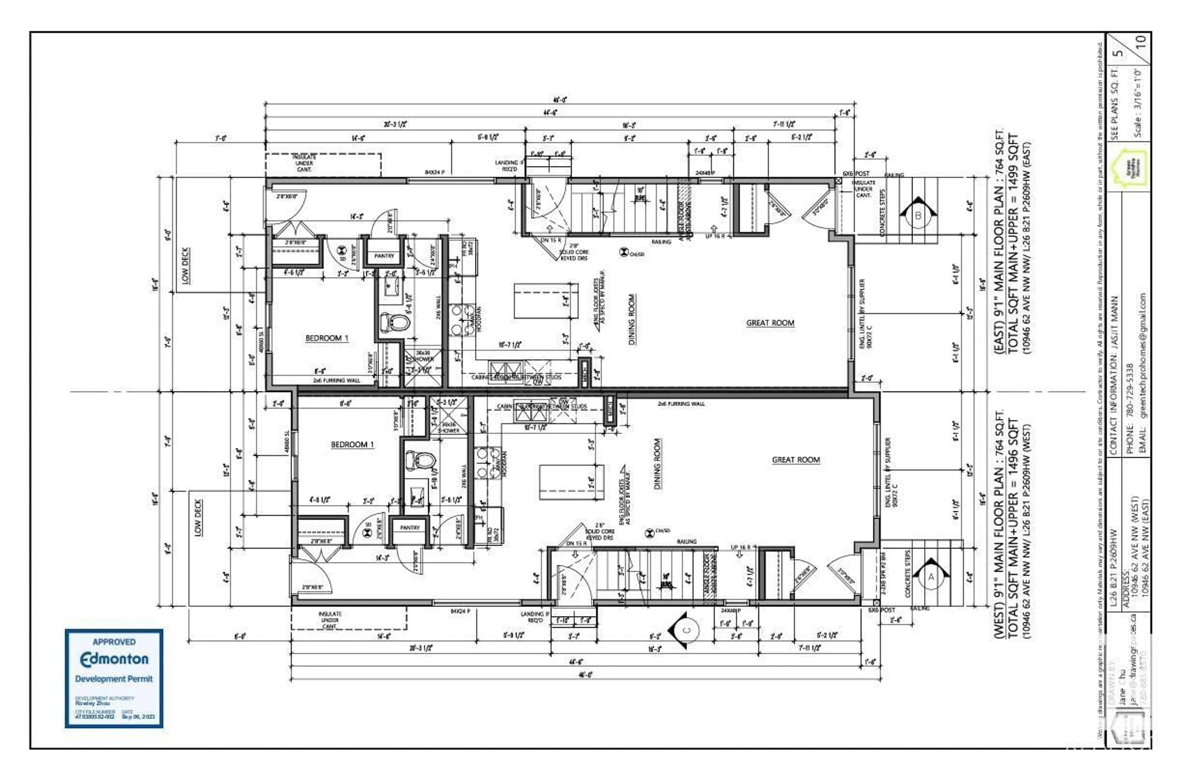 Floor plan for 10946 62 Ave NW NW, Edmonton Alberta T6H1N2