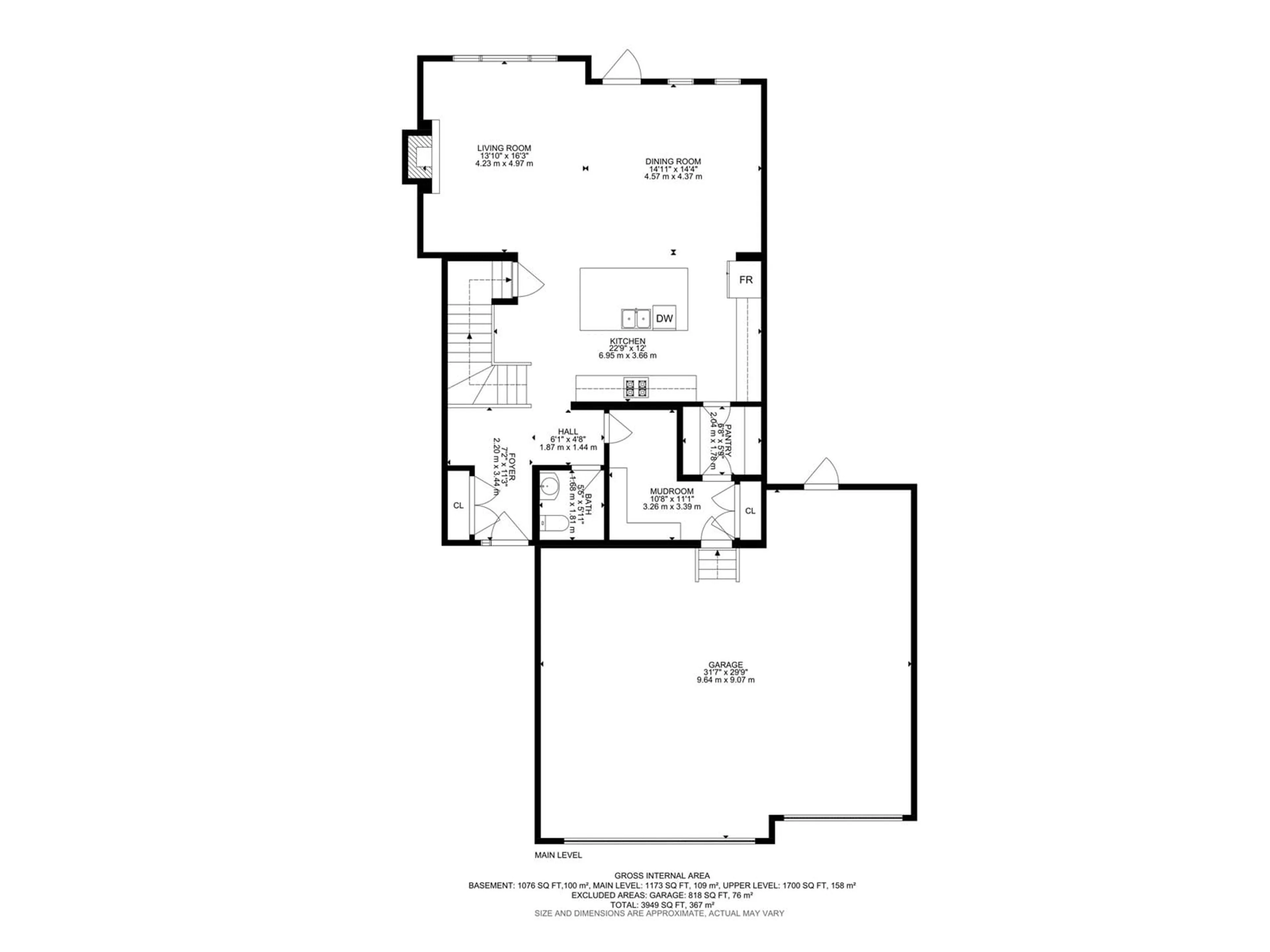 Floor plan for 2012 GENESIS LN, Stony Plain Alberta T7Z0K5