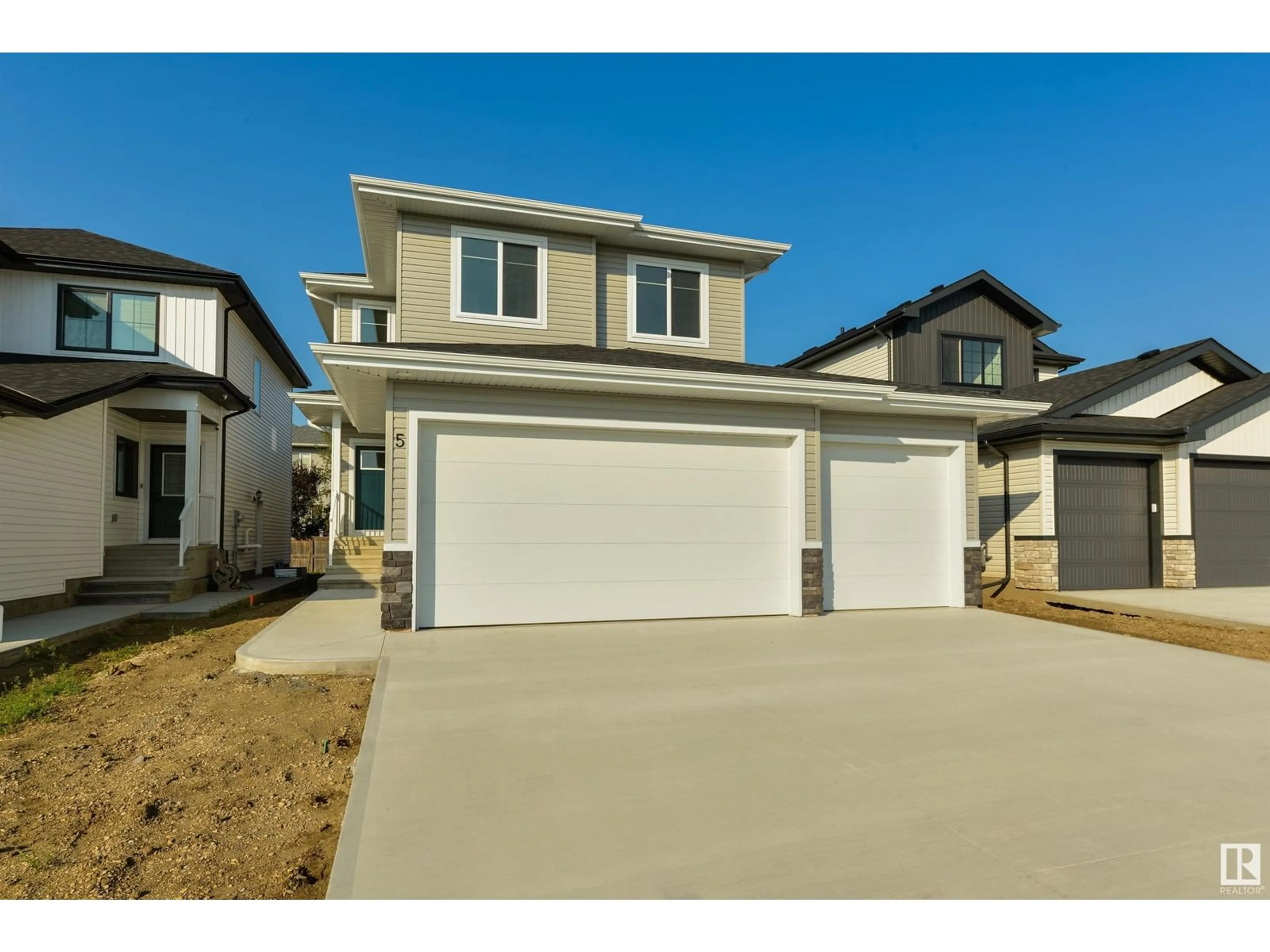 Frontside or backside of a home, the street view for 10 Horizon Link, Spruce Grove Alberta T7X0X5