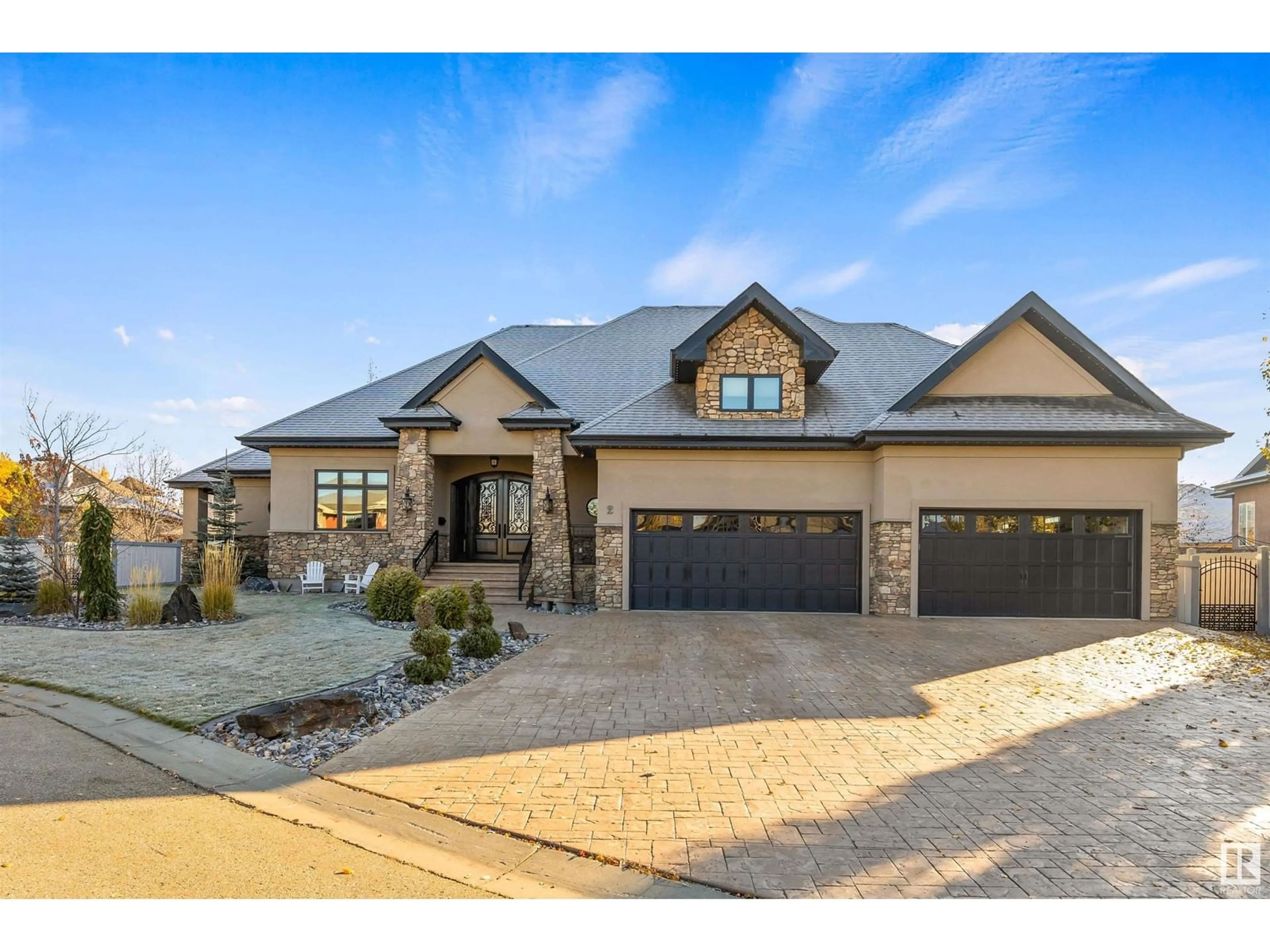 Frontside or backside of a home, mountain for 2 LARISSA CT, St. Albert Alberta T8N3V7