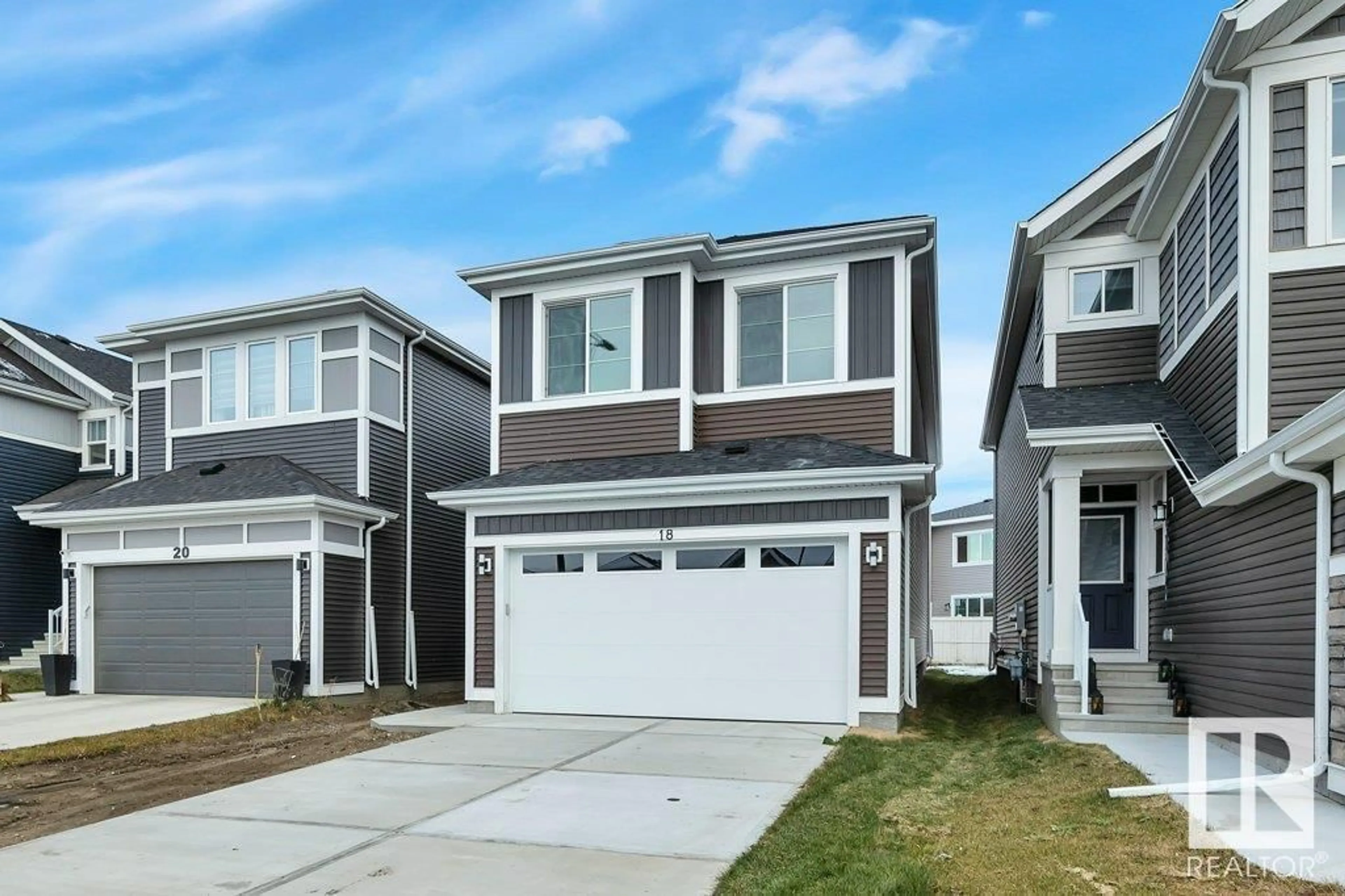 Frontside or backside of a home, the street view for 18 Sturtz PL, Leduc Alberta T9E1M6