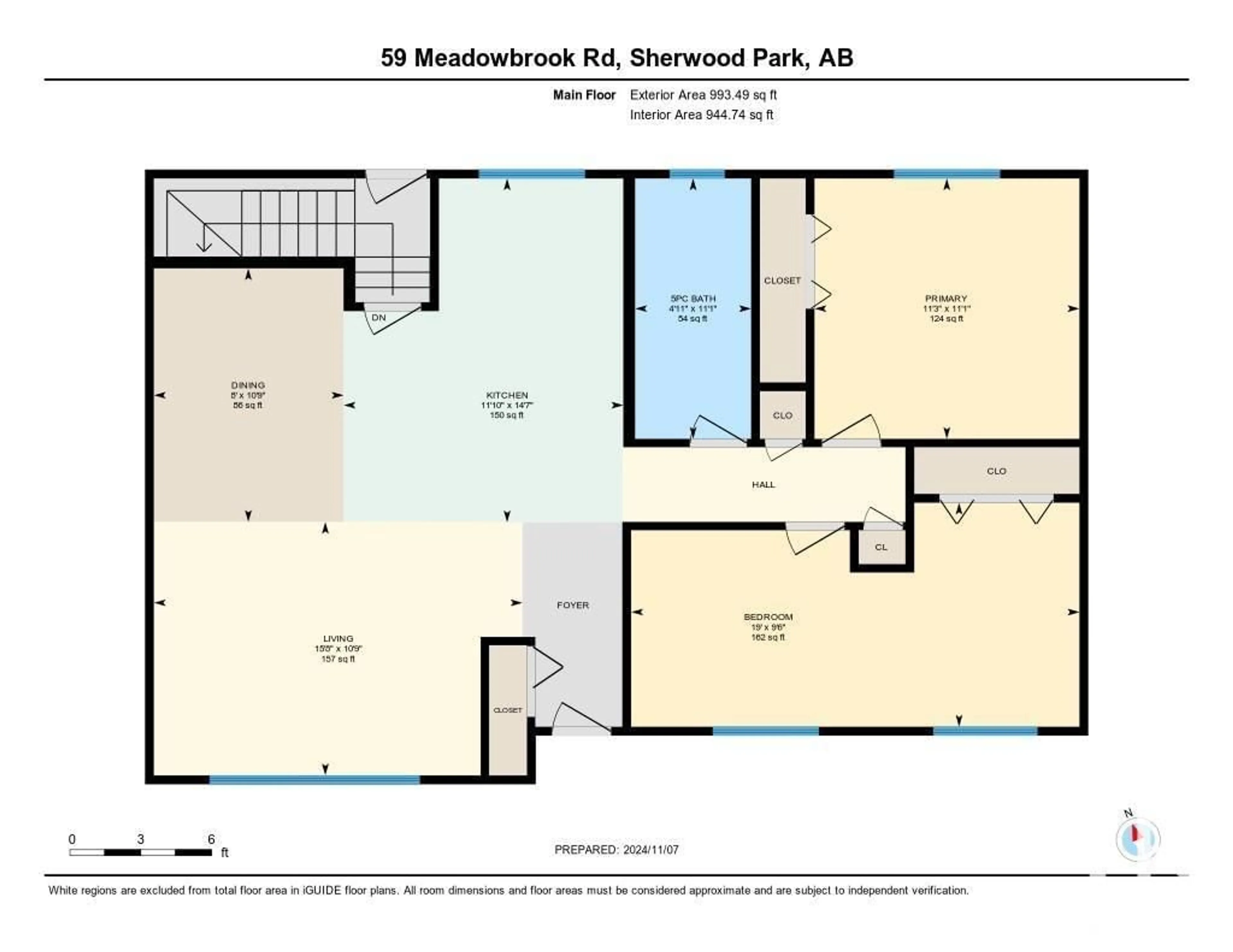 Floor plan for 59 MEADOWBROOK RD, Sherwood Park Alberta T8A0P2