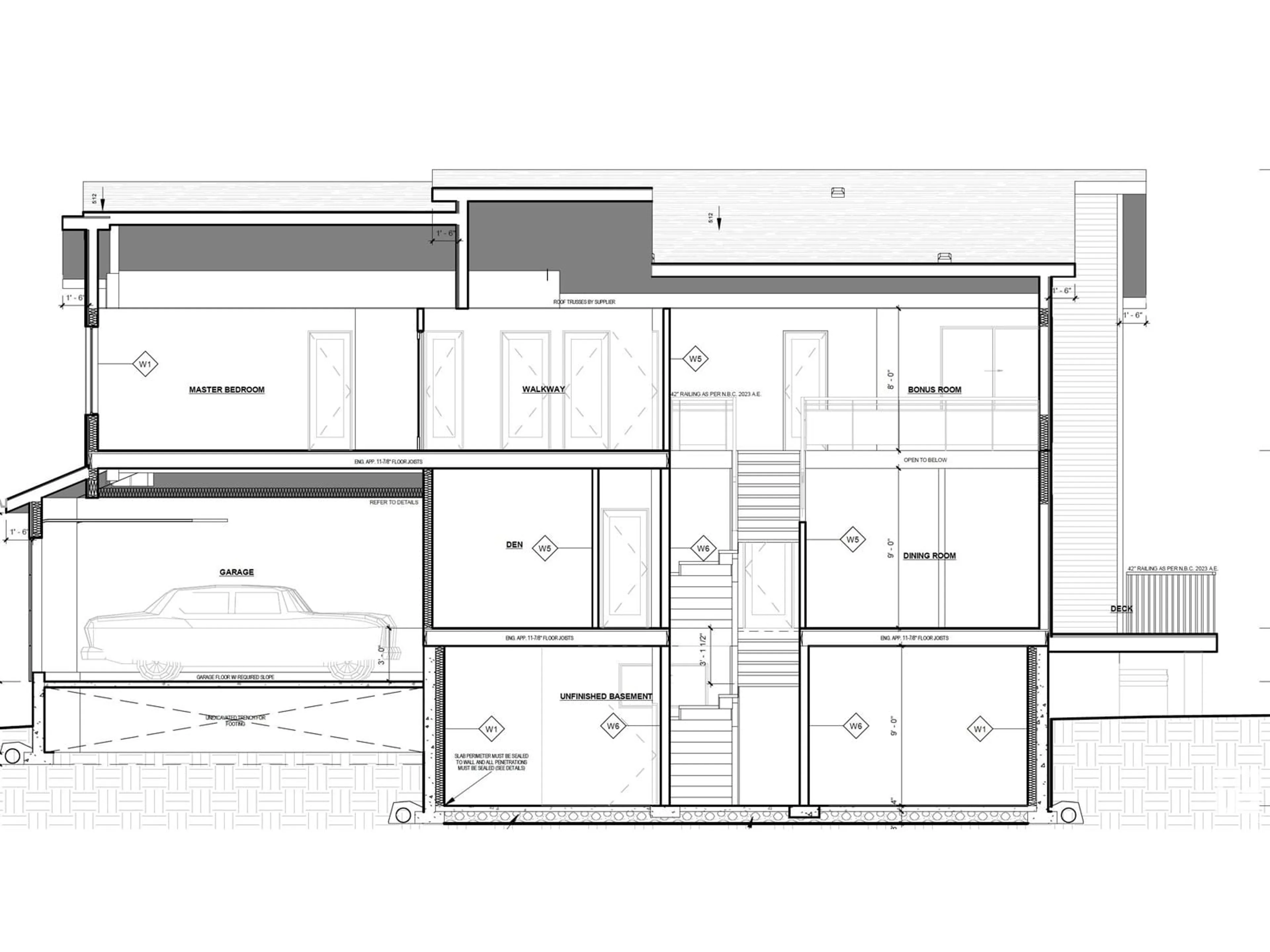 Floor plan for 45 HULL WD, Spruce Grove Alberta T7X0X5