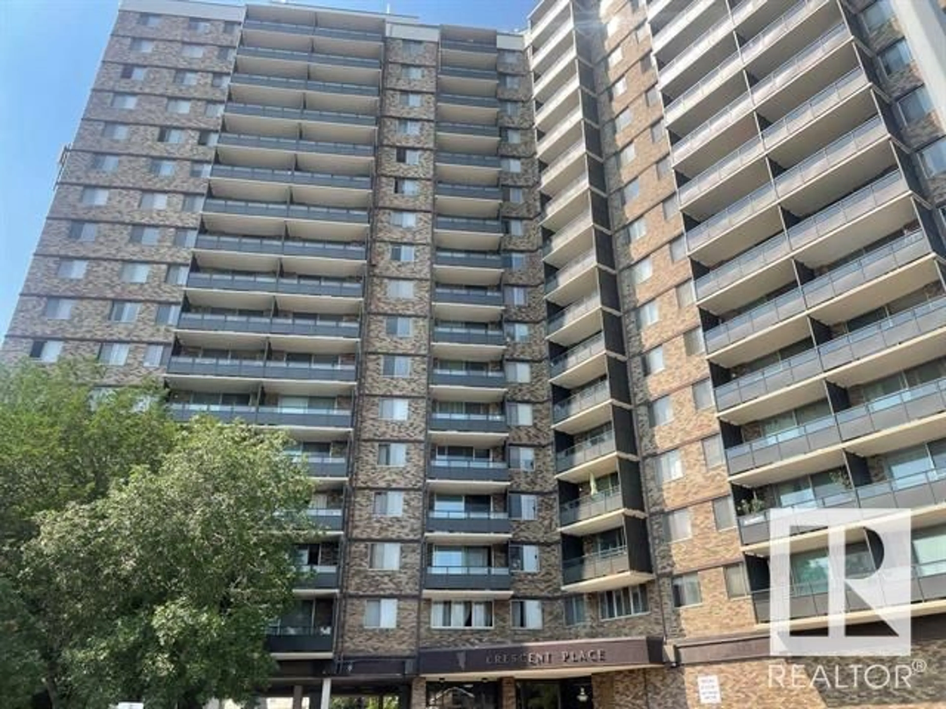 A pic from exterior of the house or condo, the front or back of building for #612 13910 Stony Plain RD NW, Edmonton Alberta T5N3R2