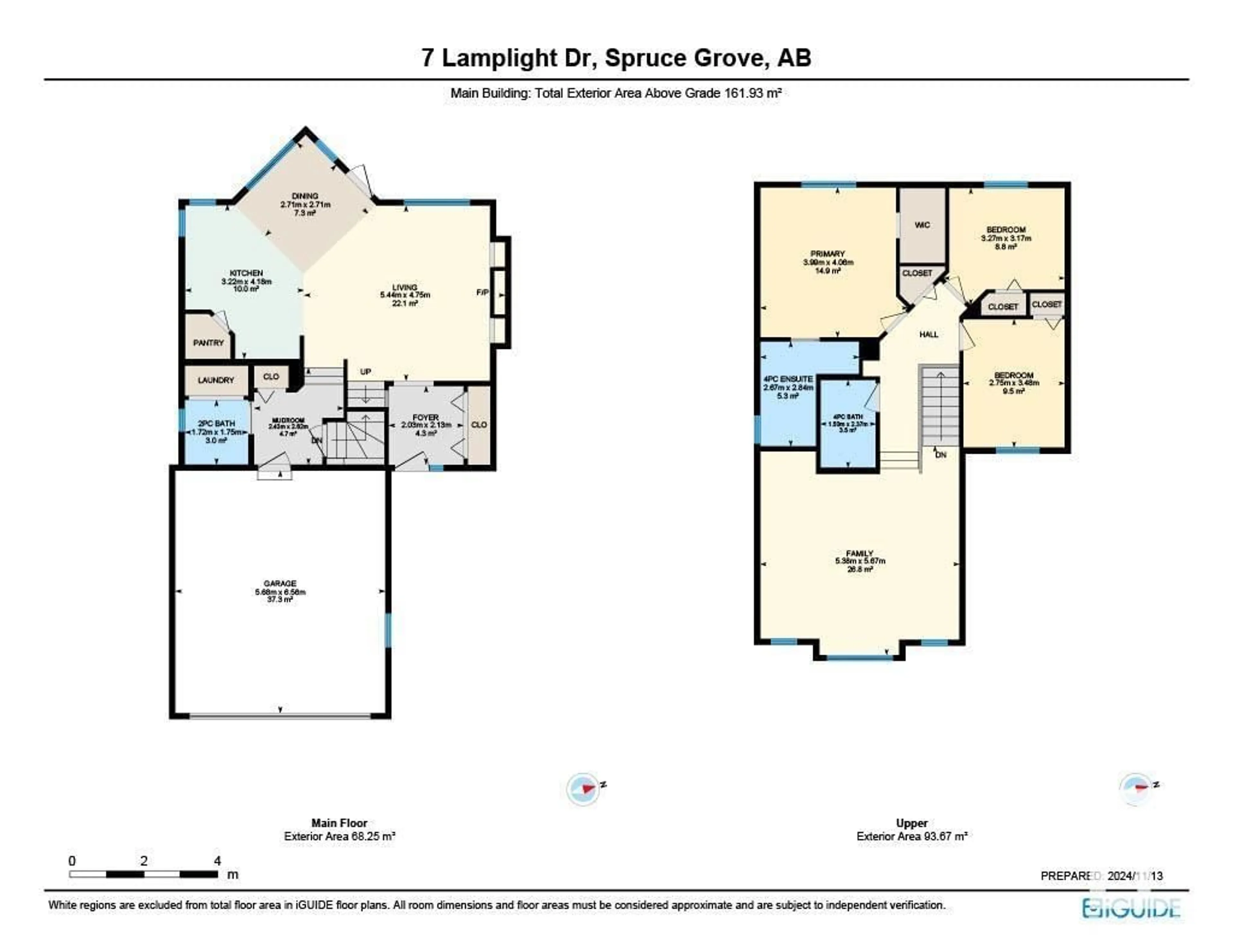 Floor plan for 7 LAMPLIGHT DR, Spruce Grove Alberta T7X4R3