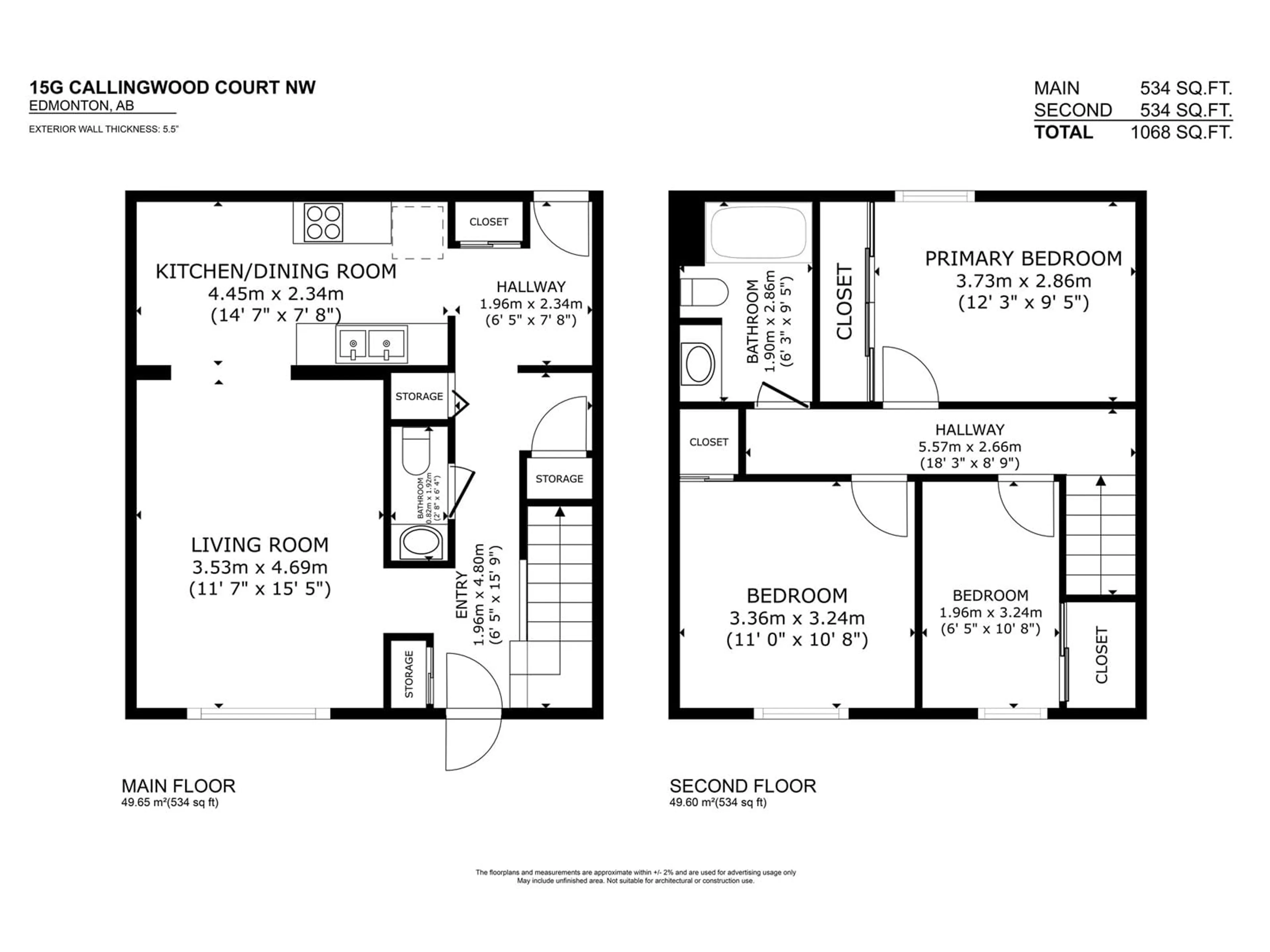 Floor plan for 15G CALLINGWOOD CO NW NW, Edmonton Alberta T5T0H5