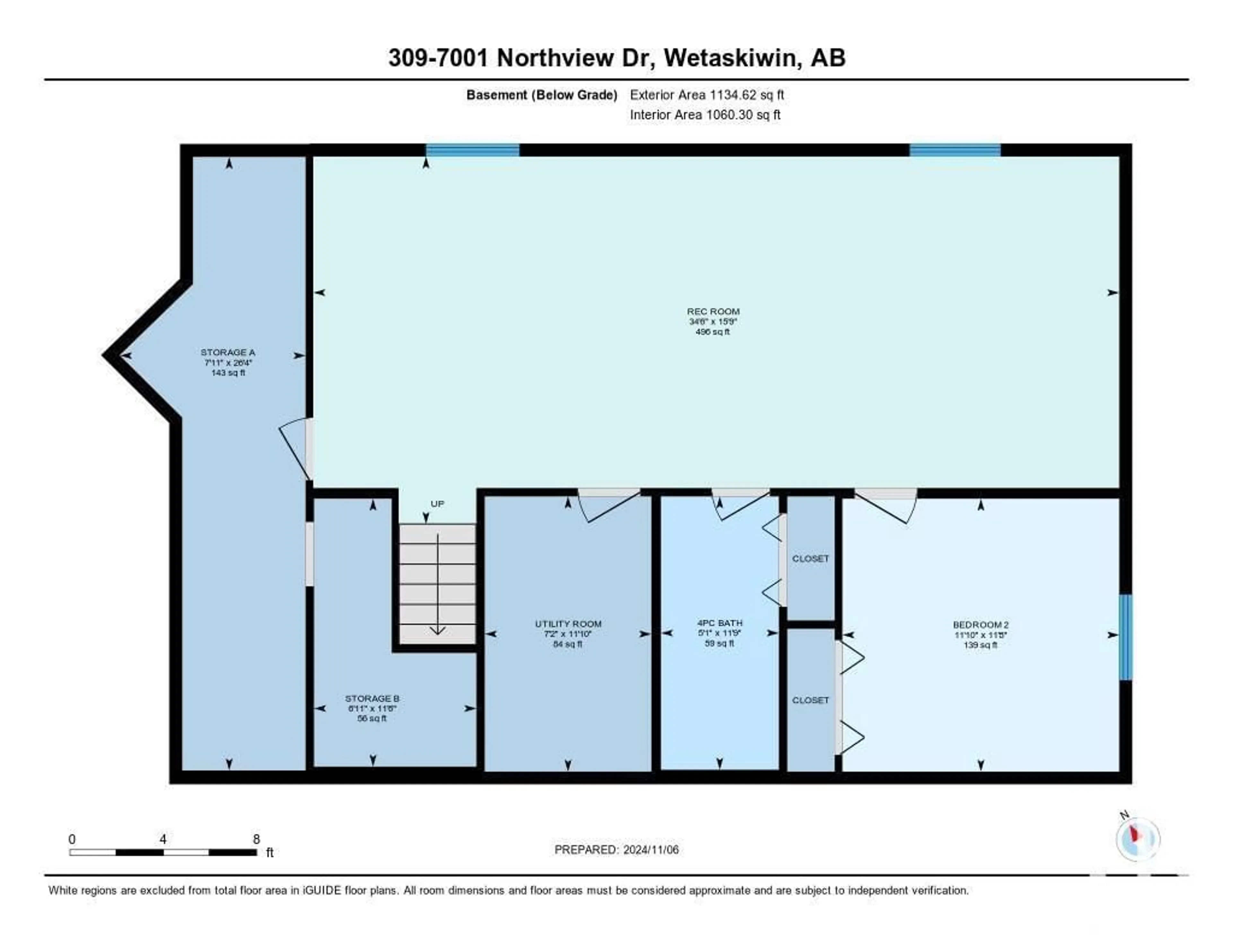 Floor plan for 309 7001 Northview DR, Wetaskiwin Alberta T9A0H1