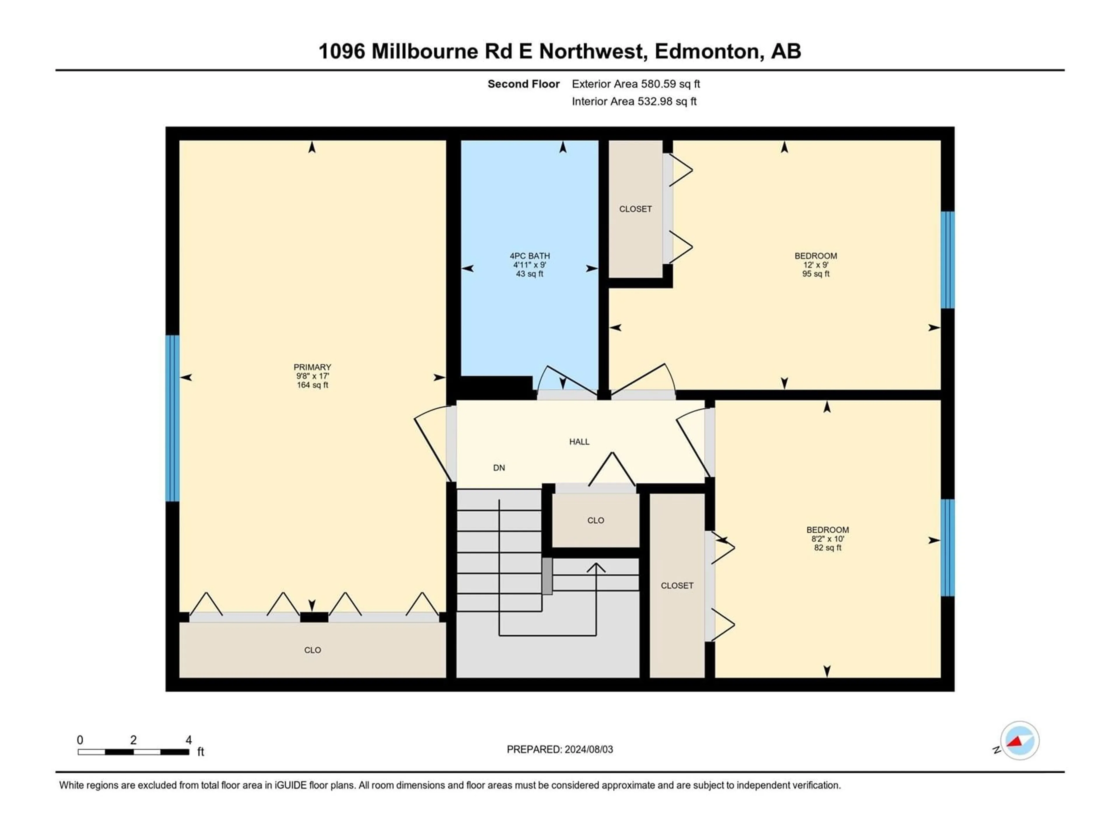 Floor plan for 1096 MILLBOURNE RD NW, Edmonton Alberta T6K1W1