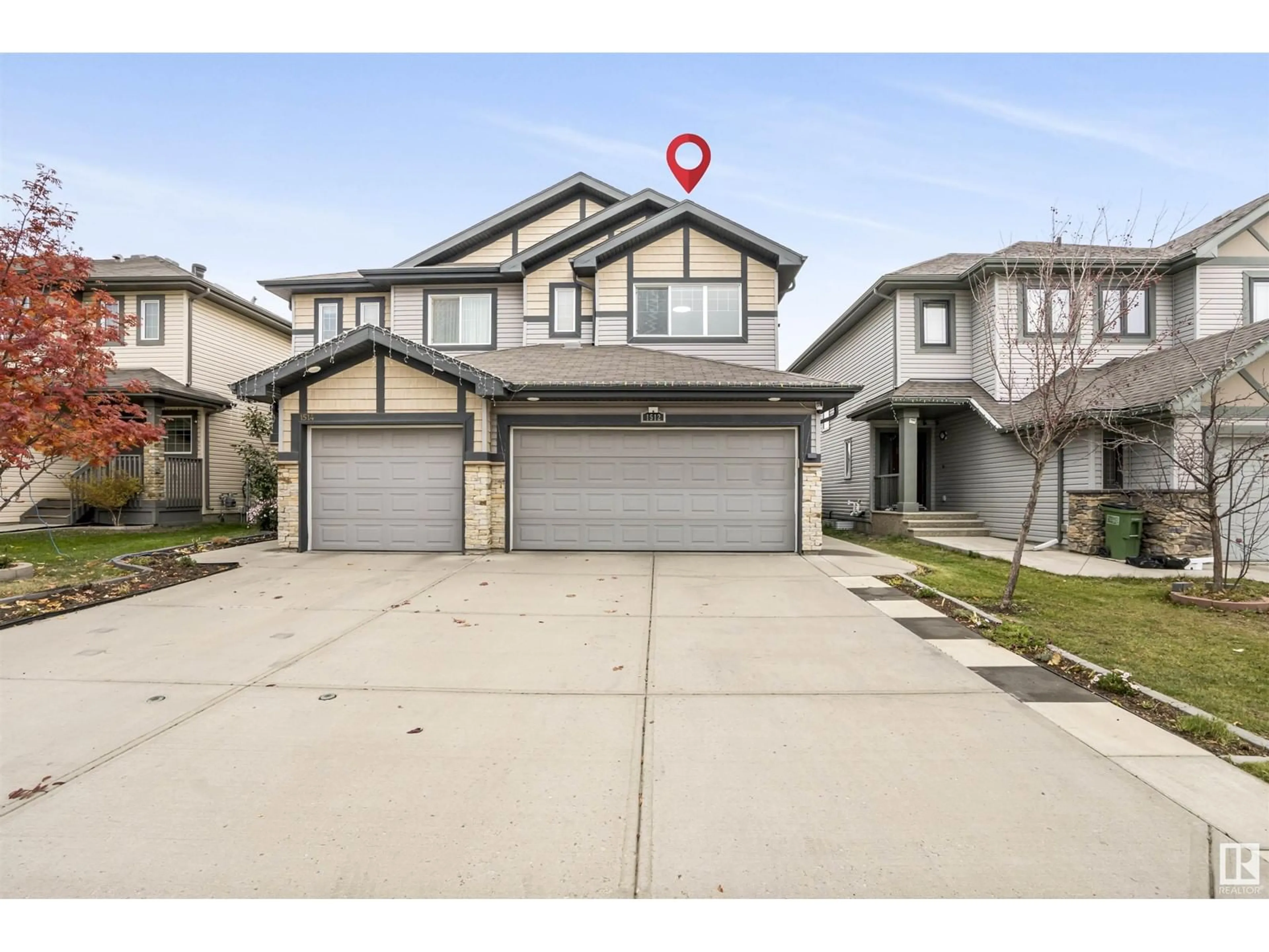 Frontside or backside of a home, the street view for 1512 27 AV NW, Edmonton Alberta T6T0W2