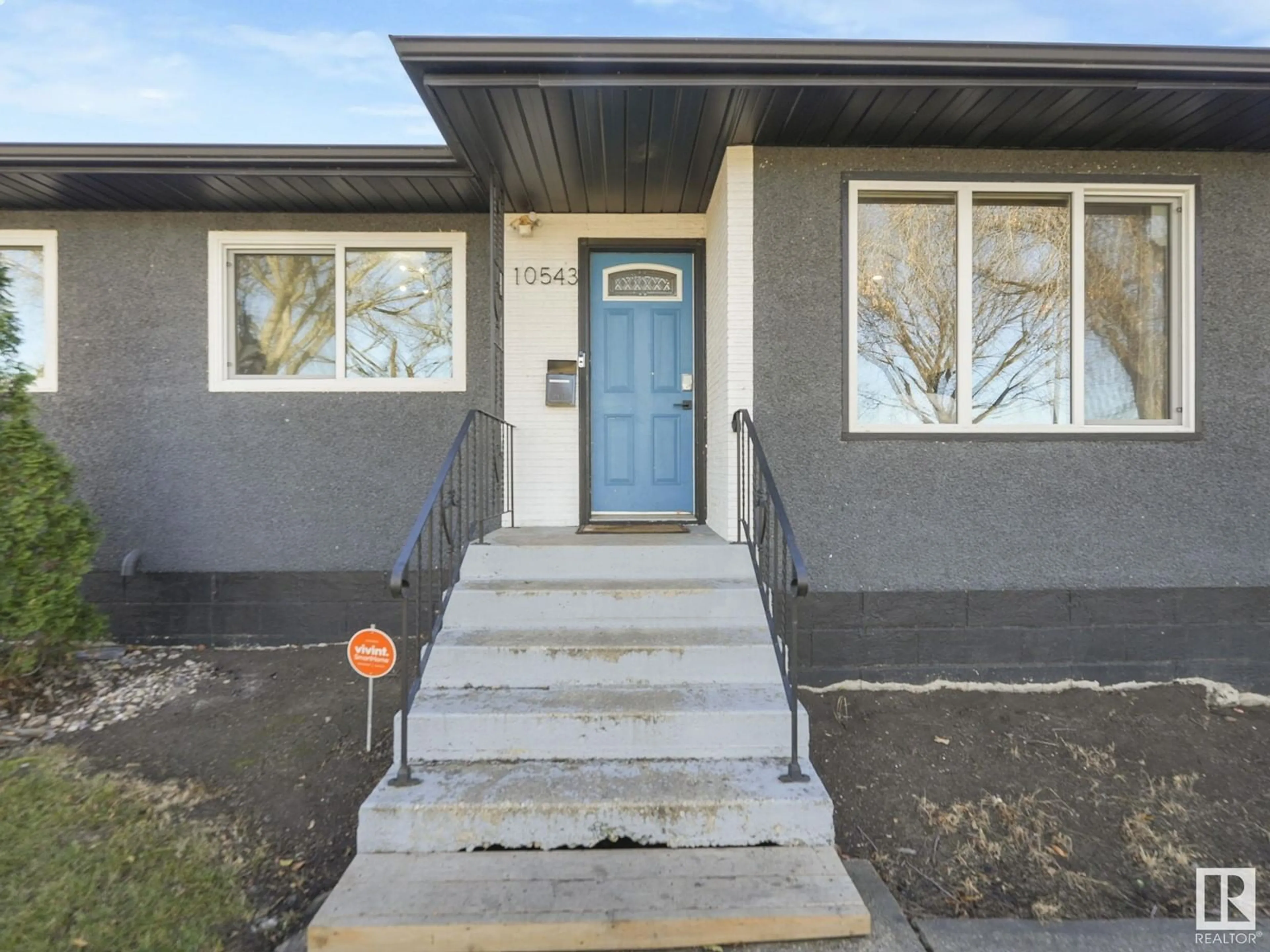 Frontside or backside of a home, the street view for 10543 128 AV NW, Edmonton Alberta T5E0J2