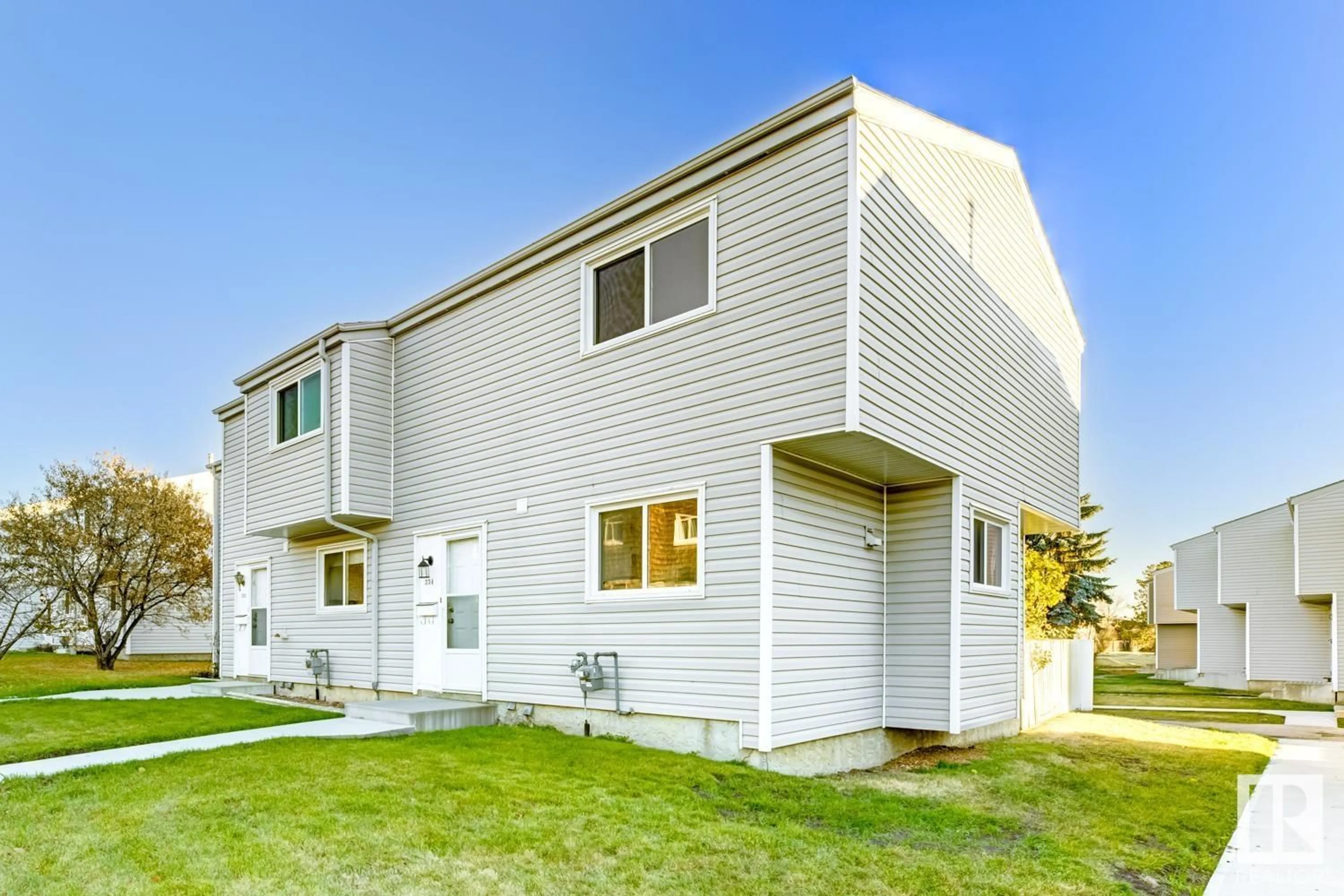 A pic from exterior of the house or condo, the fenced backyard for 334 NORTHGATE TC NW, Edmonton Alberta T5E3E3