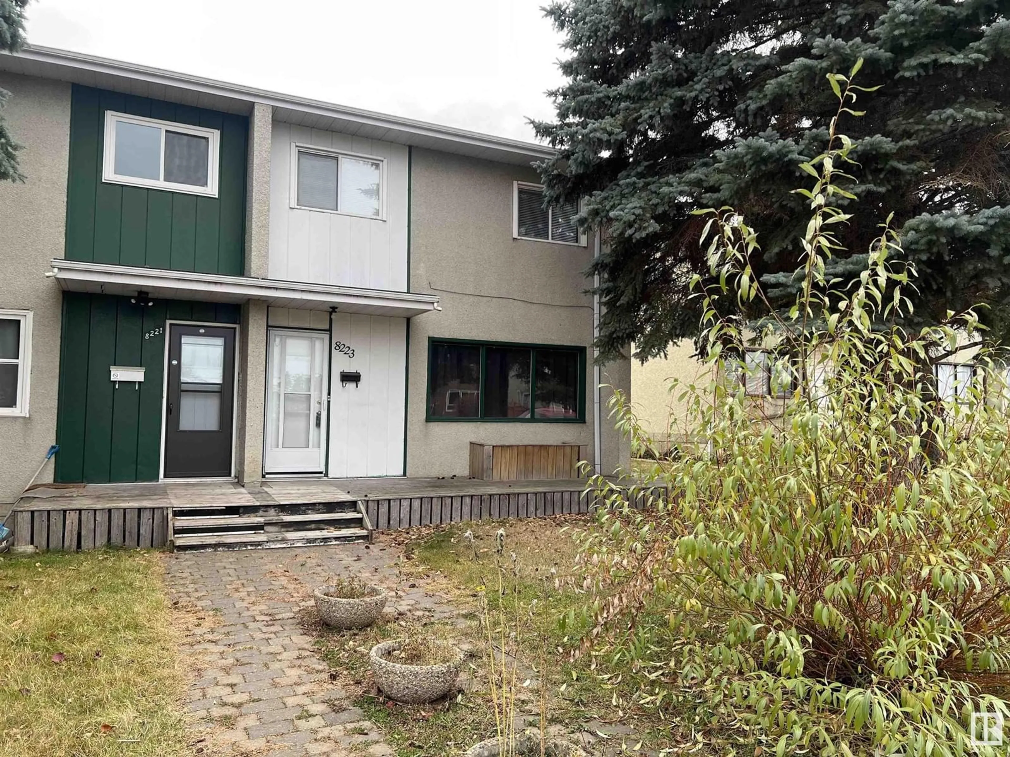 A pic from exterior of the house or condo, the front or back of building for 8223 133A AV NW, Edmonton Alberta T5E1G1