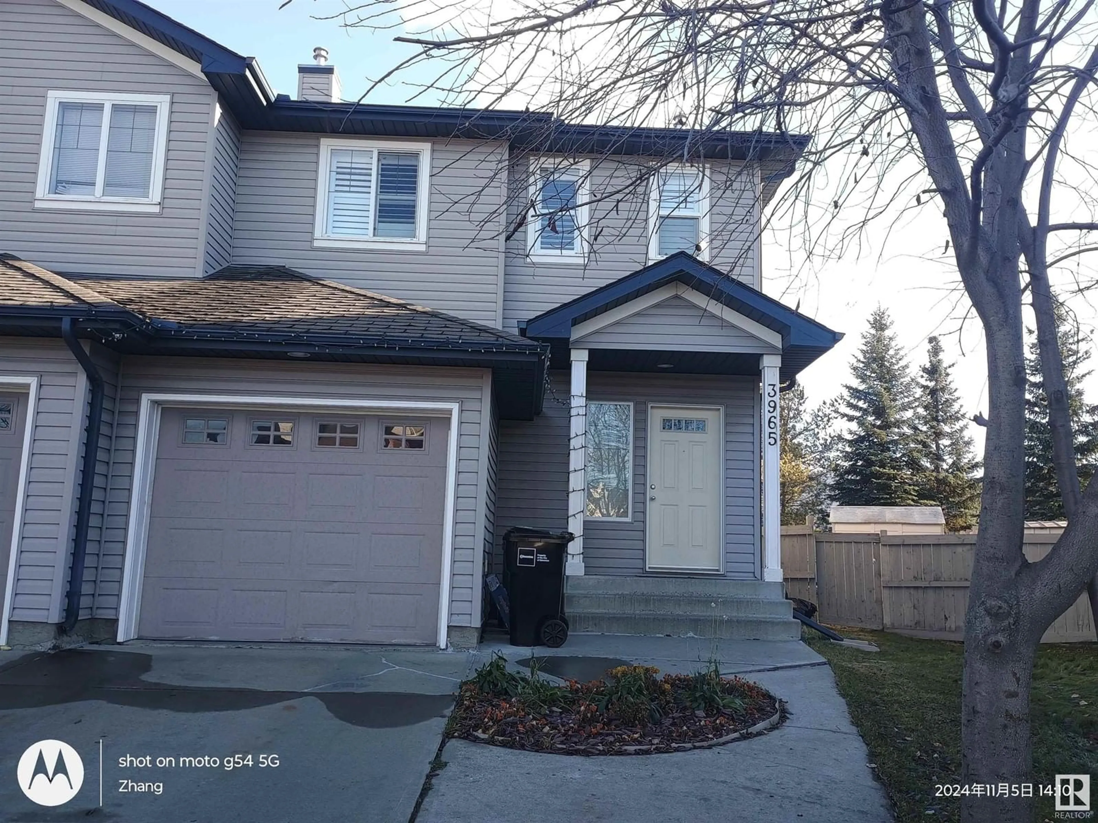 A pic from exterior of the house or condo, the street view for 3965 mcmullen green SW, Edmonton Alberta T6W1S7