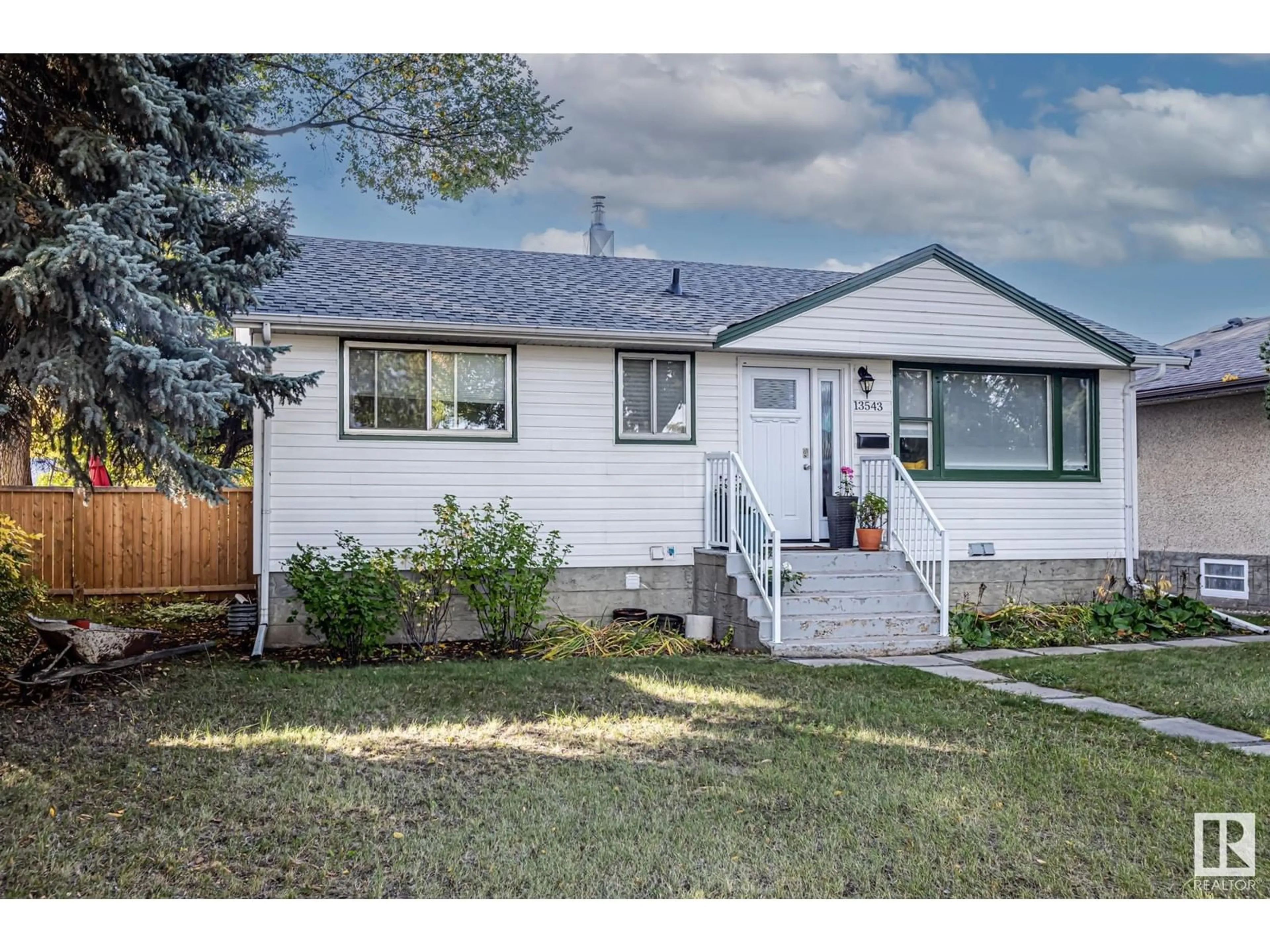 Frontside or backside of a home, cottage for 13543 124B AV NW, Edmonton Alberta T5L3B6