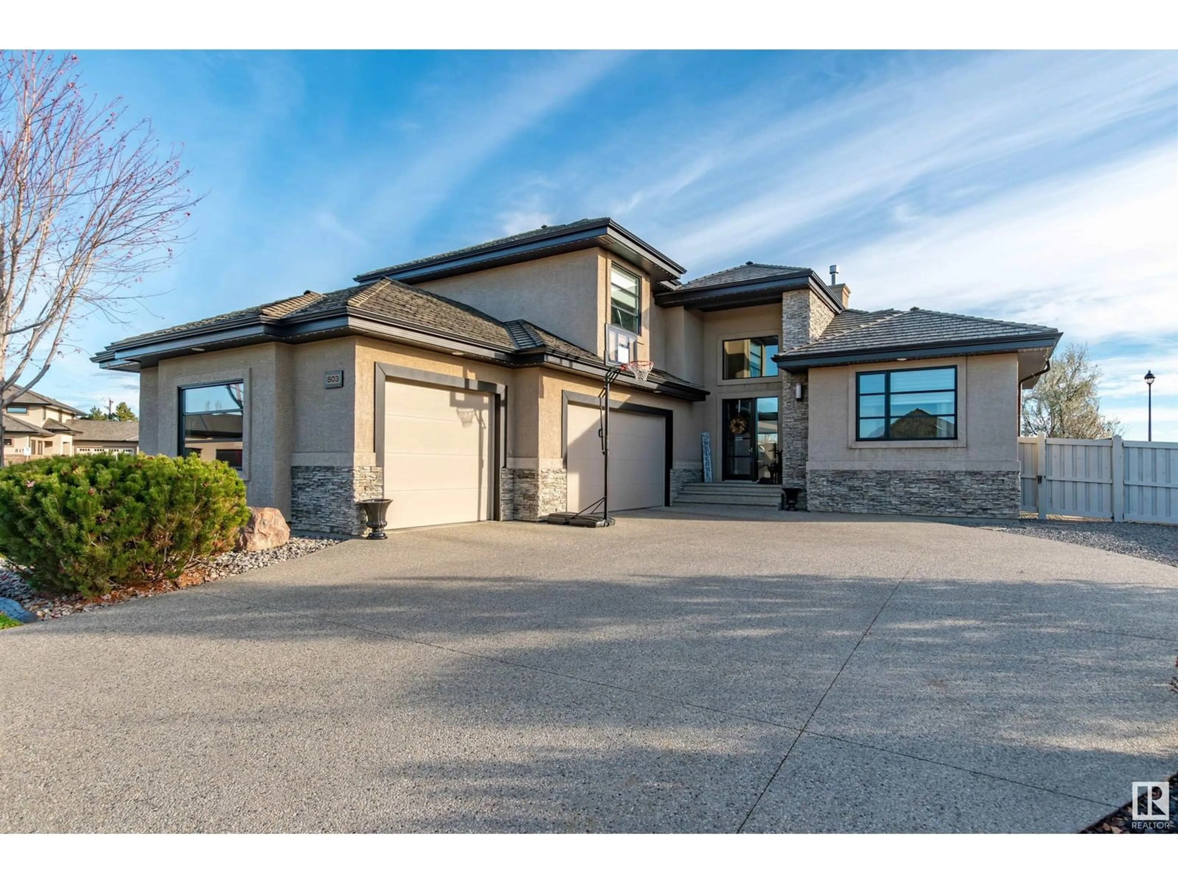 Frontside or backside of a home, the street view for #803 52328 RGE ROAD 233, Rural Strathcona County Alberta T8B0A2